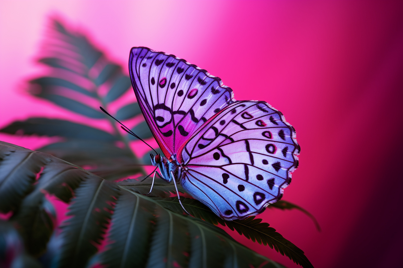 Pink And Purple Butterfly