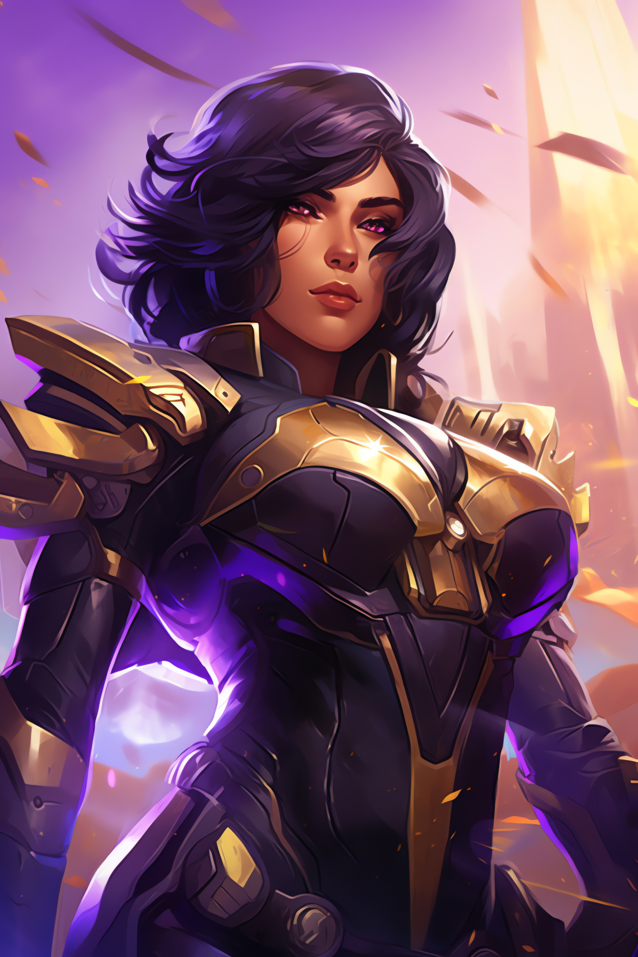 Pharah, Combat ready, Overwatch universe, FPS game, Eye-catching armor, HD Phone Image