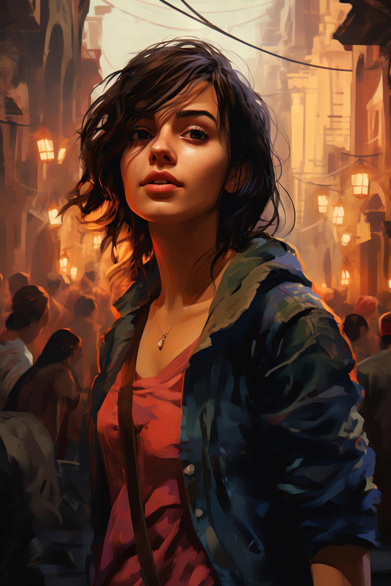 Uncharted Chloe Frazer, Experienced pilferer, Turkish bazaar scene, Cultural attraction, Stealth mission, HD Phone Image