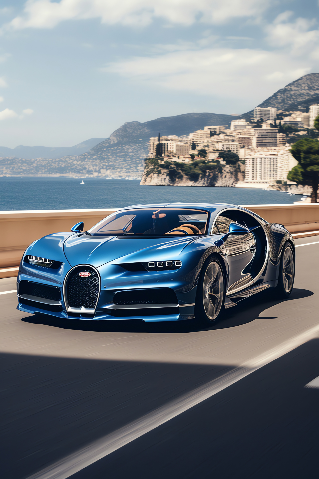 Bugatti Chiron, Monaco grandeur, Automotive royalty, Casino backdrop, Ultimate speed, HD Phone Image