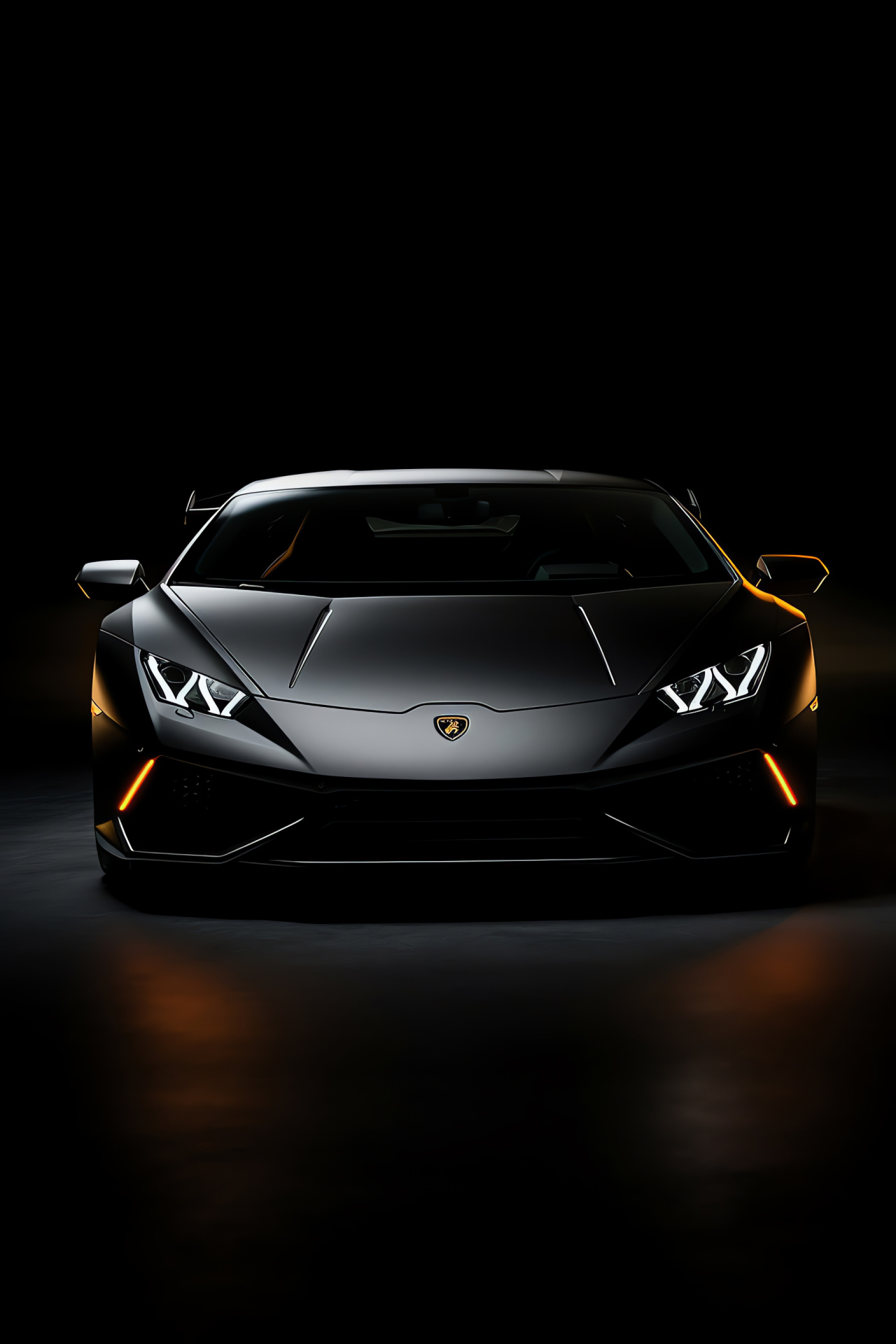 Lamborghini Huracan Performante, High-end supercar, Performance aesthetics, Luxury automotive, Black elegance, HD Phone Image