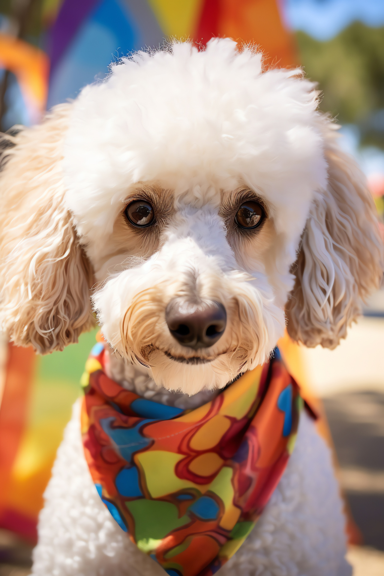 Poodle variety, Curly coat, Intelligent breed, Water dogs, Agility pet, HD Phone Image