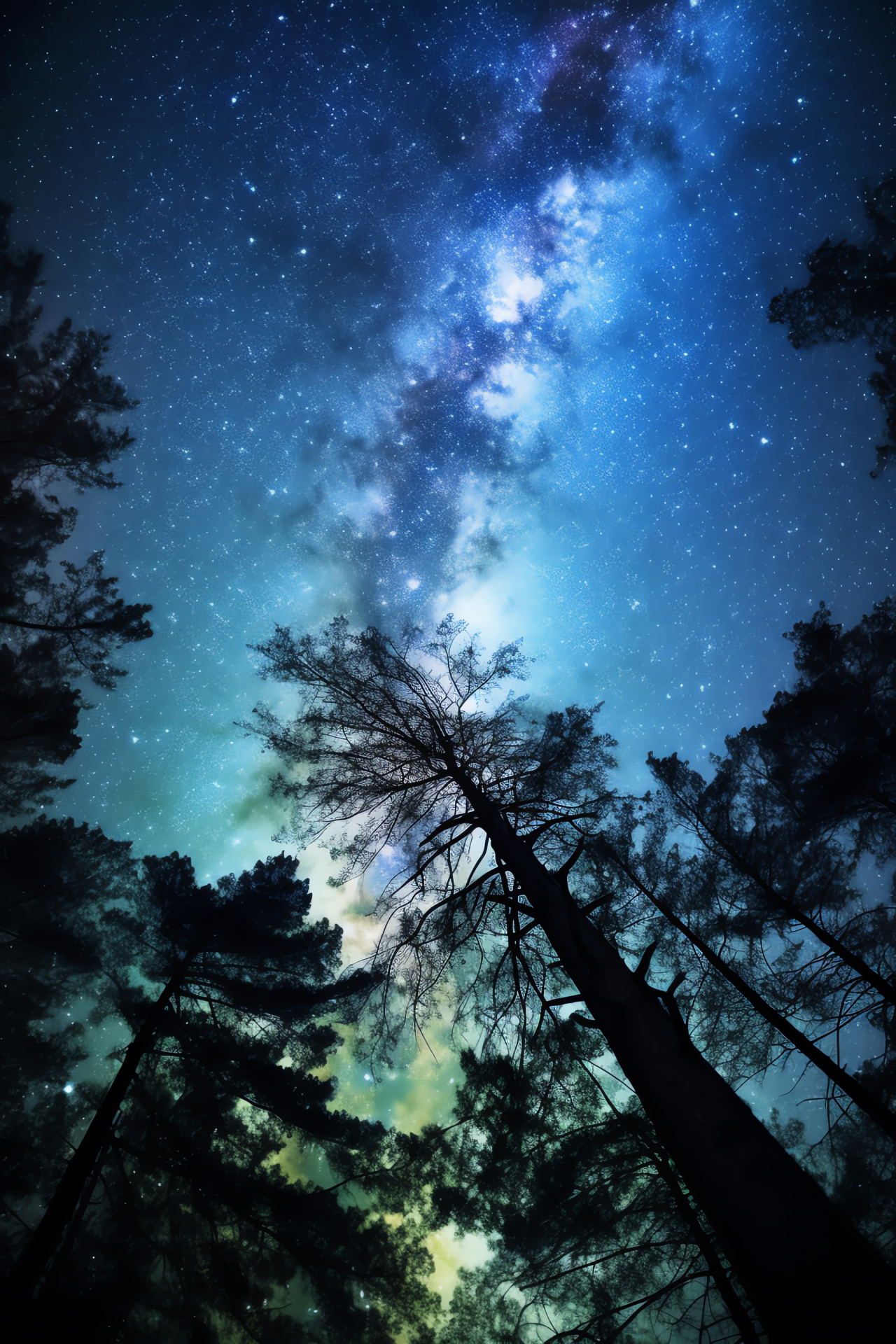 Milky Way galaxy, Outer space view, Astronomical perspective, Galactic spirals, Star clusters, HD Phone Image