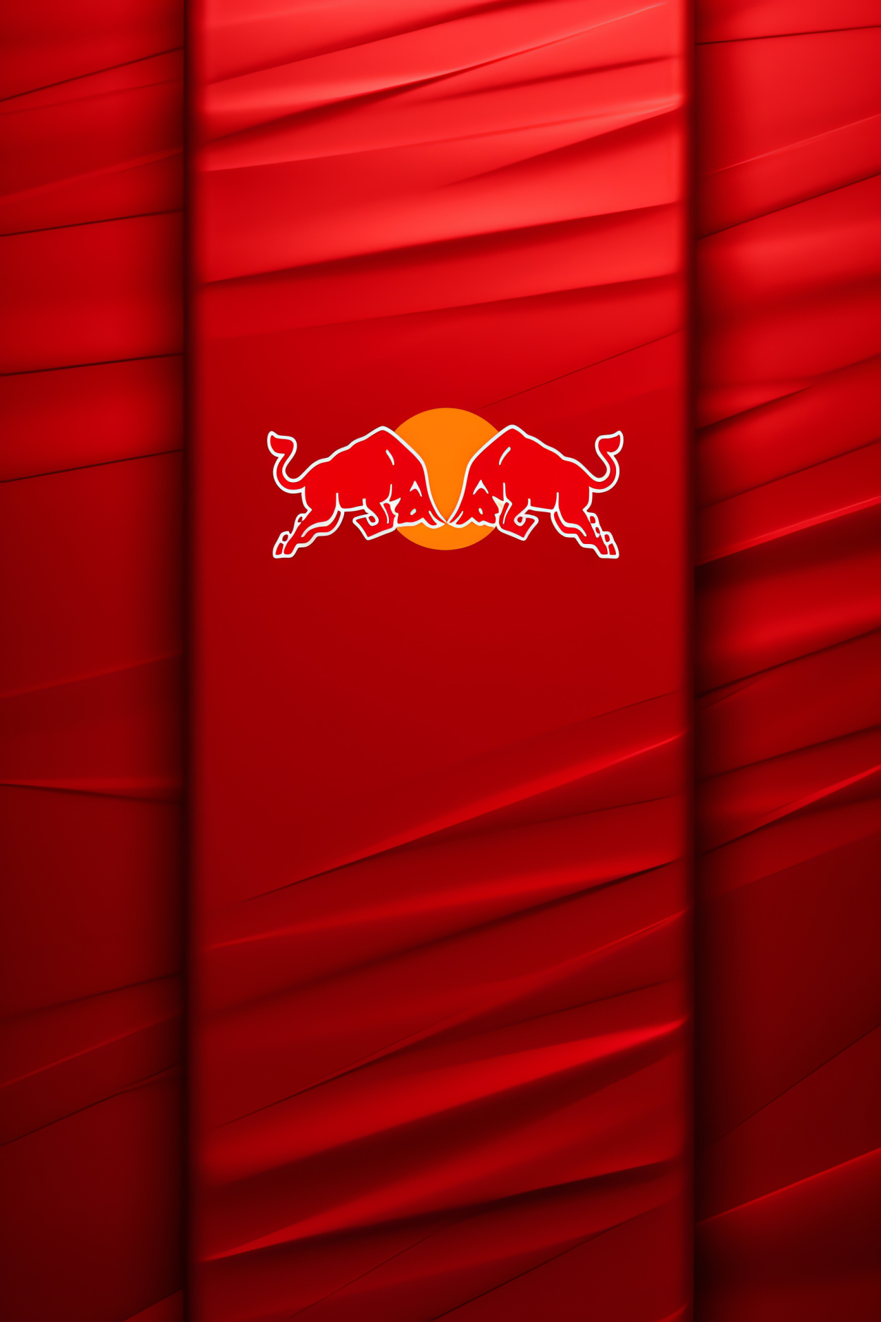 Red Bull symbol, Charging animal, Panoramic bull art, Branding image, Intense animal eyes, HD Phone Image