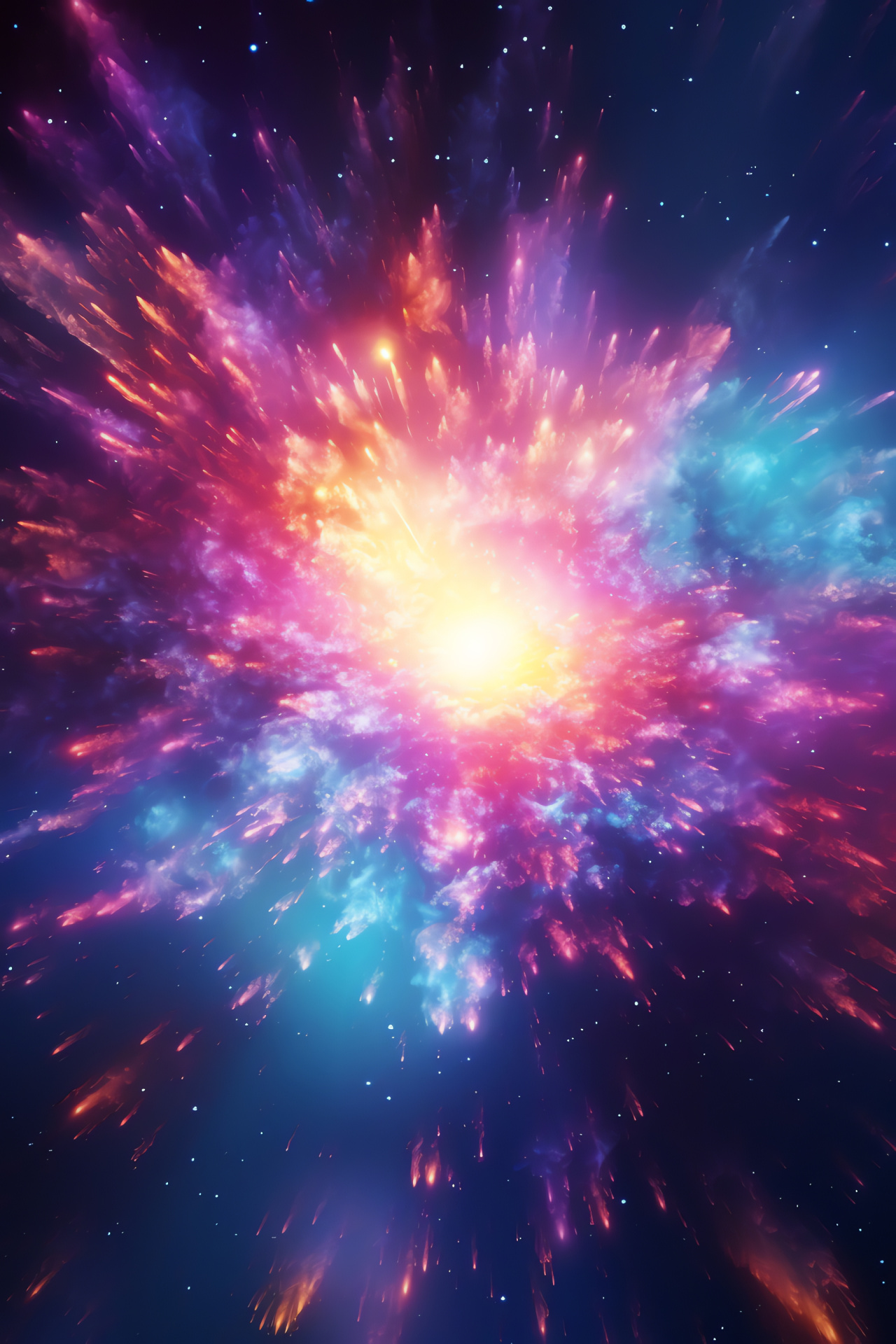 Supernova showcase, Celestial sparks, Massive star finale, Galactic dazzle, Astral vibrancy, HD Phone Image