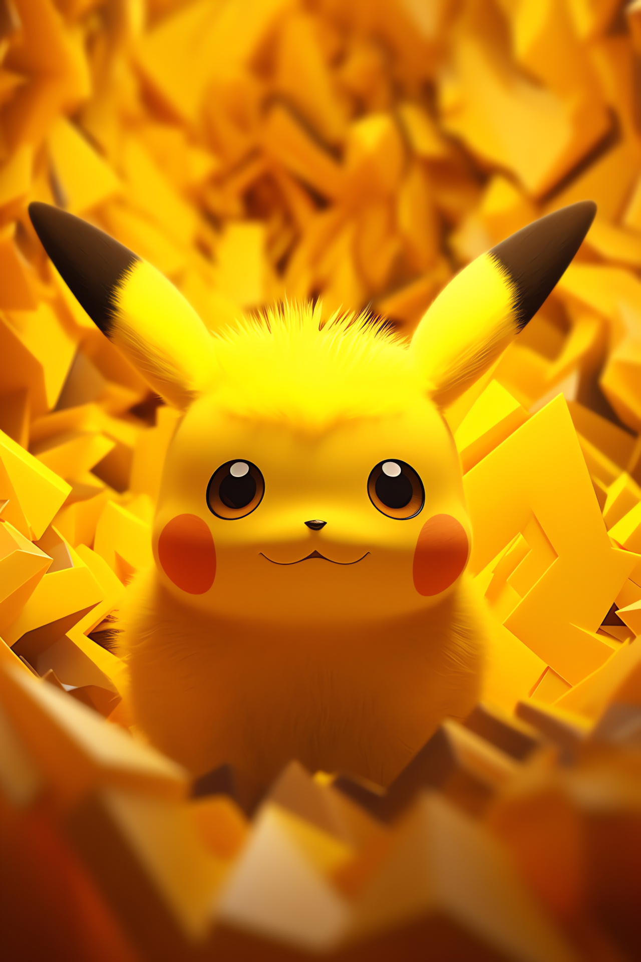 Pikachu, Electrified Pokmon, Recognized mascot, Gold fleece, Speculative gaze, HD Phone Wallpaper