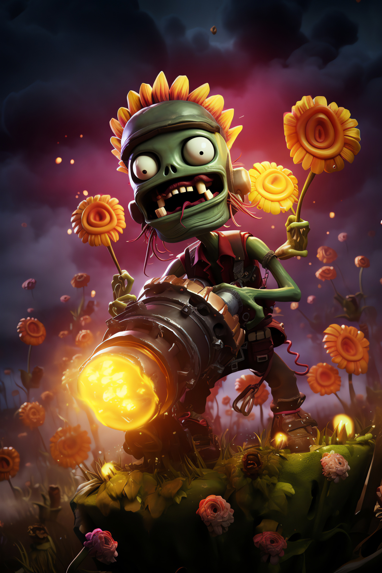 Pvz shooter game, All-Star Undead, Combat zone, Football blaster, Detonating projectiles, HD Phone Image