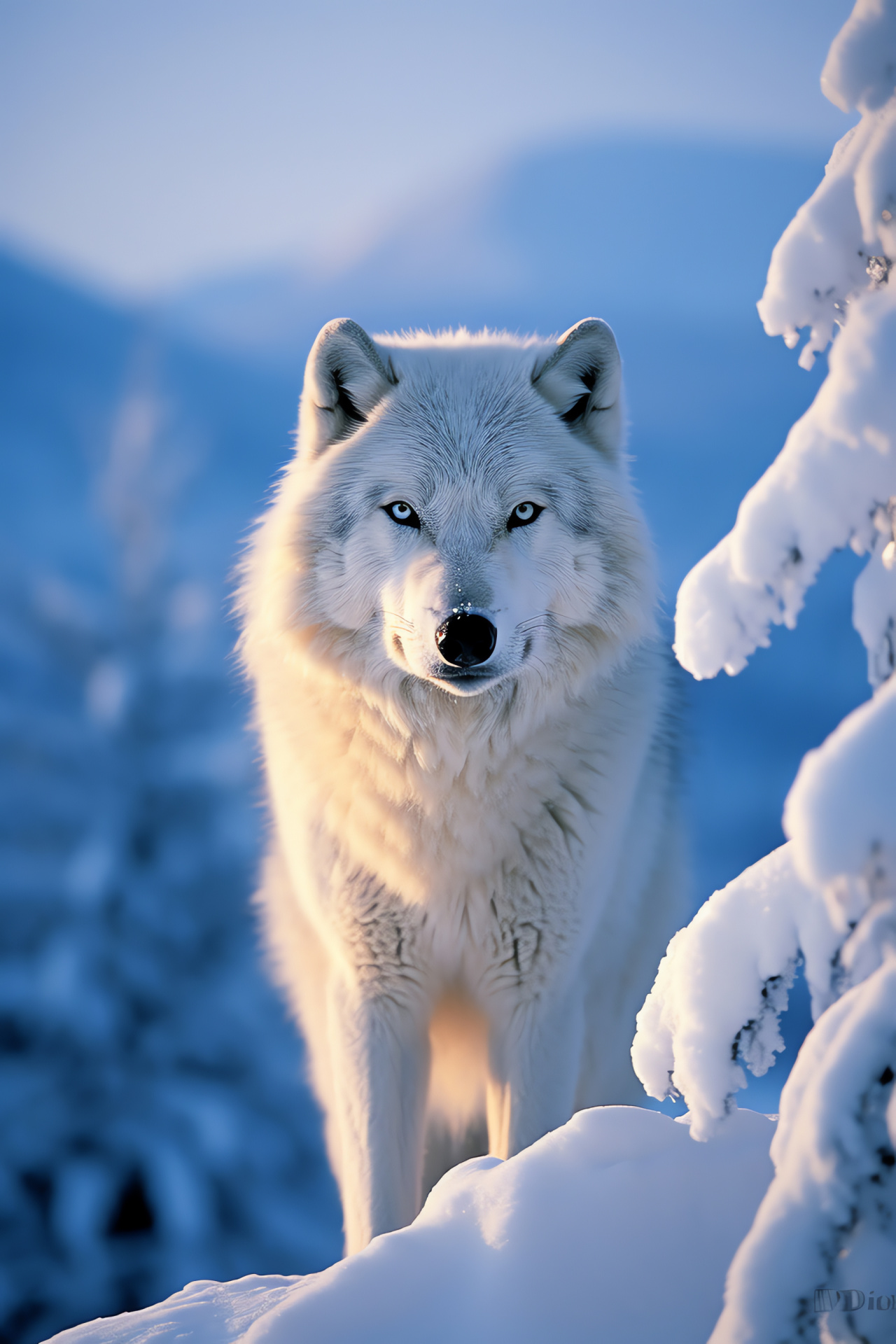 Timber Wolf in habitat, Forest guardian, Canis lupus, Wild canine, Predatory mammal, HD Phone Wallpaper