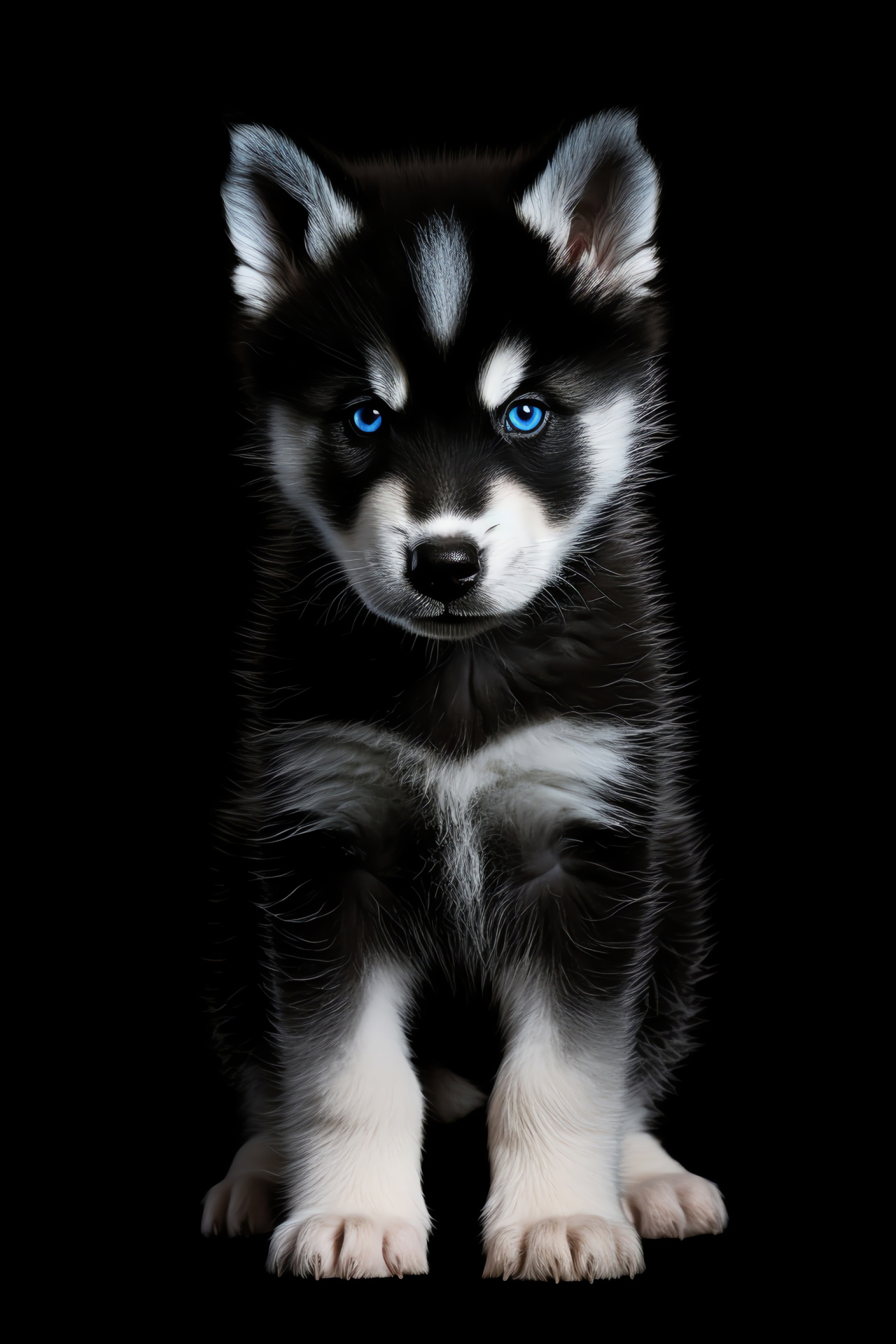 Siberian Husky puppies, Northern breed, Wolf-like appearance, Sledding dogs, Snow canines, HD Phone Image