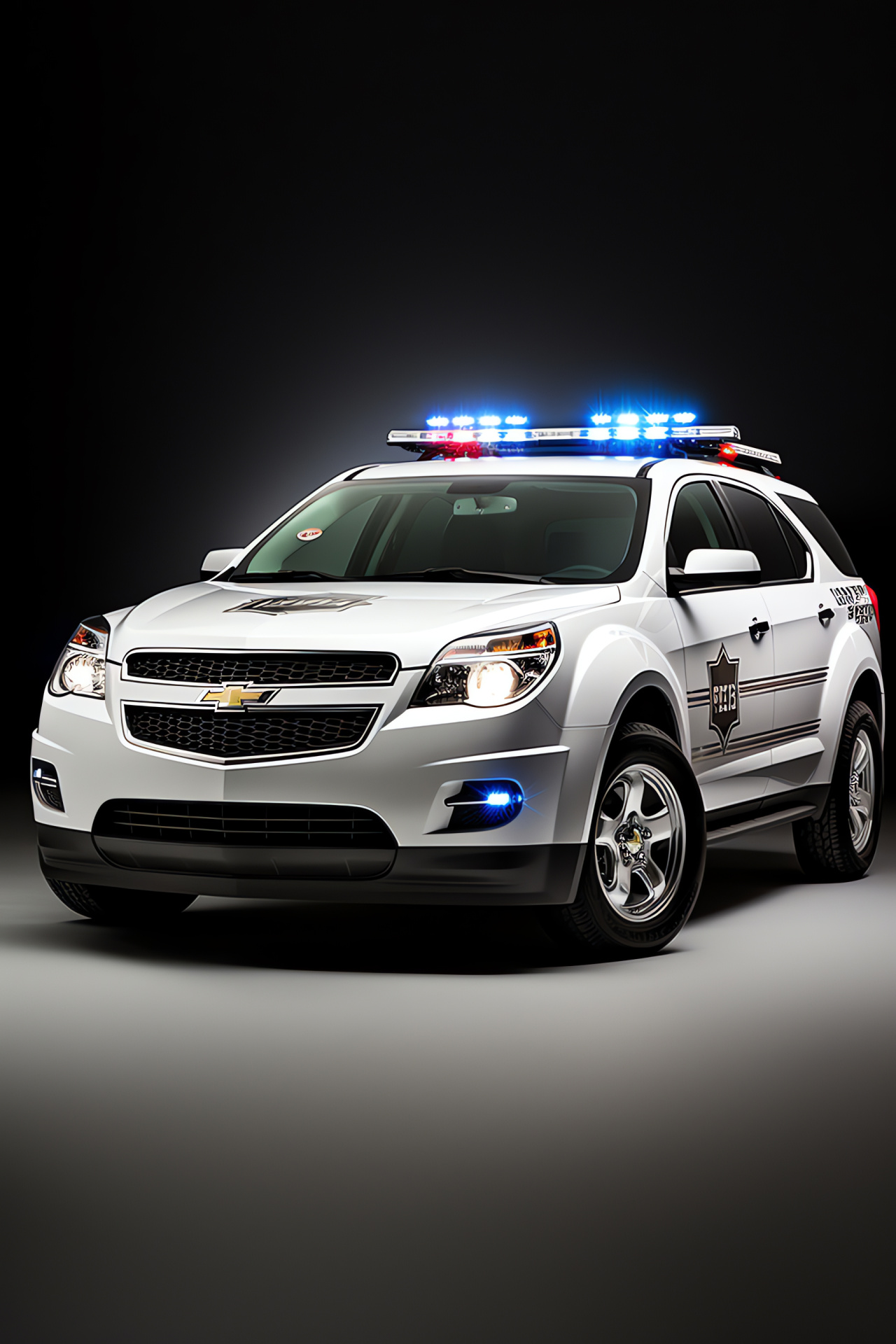 Police Chevrolet Equinox, Silver cruiser, Patrol vehicle, Public safety automobile, Chevy model, HD Phone Wallpaper