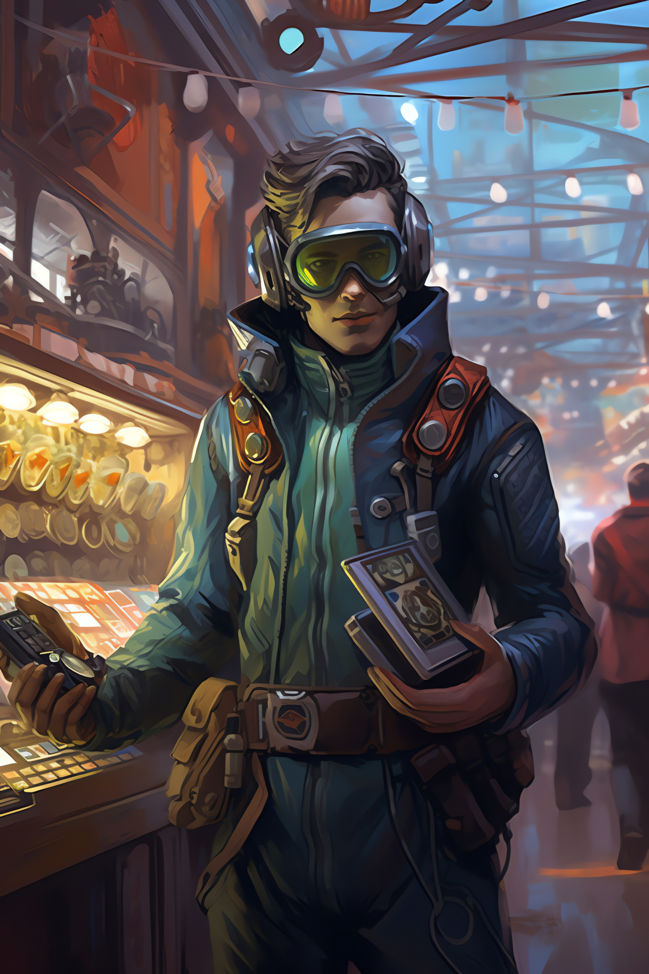 Pip Boy, Gaming accessory, Virtual merchant, Online trading, In-game equipment, HD Phone Wallpaper