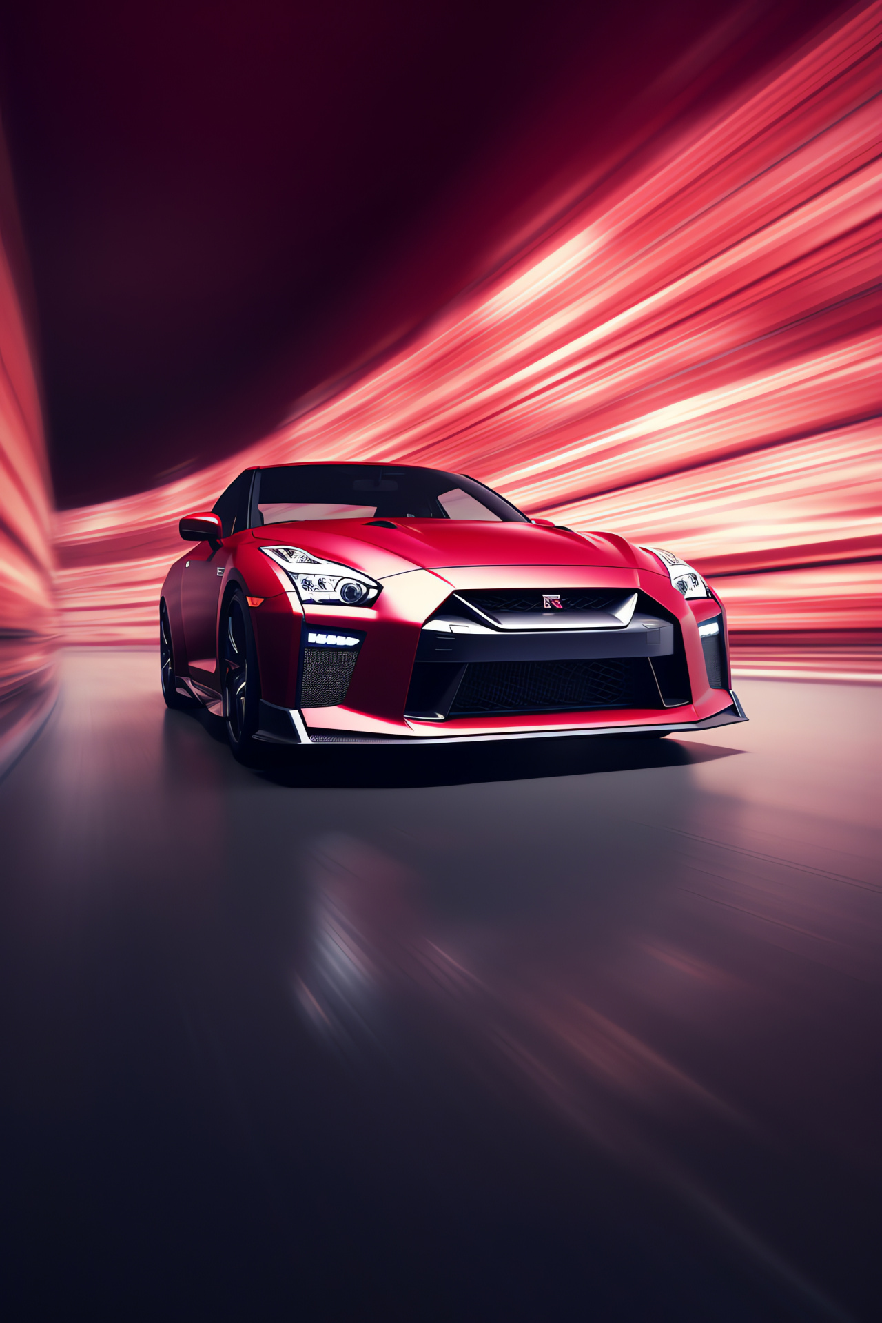 Nismo GT-R Heritage, Rouge emphasis, Extended field, Performance heritage, Auto iconography, HD Phone Wallpaper