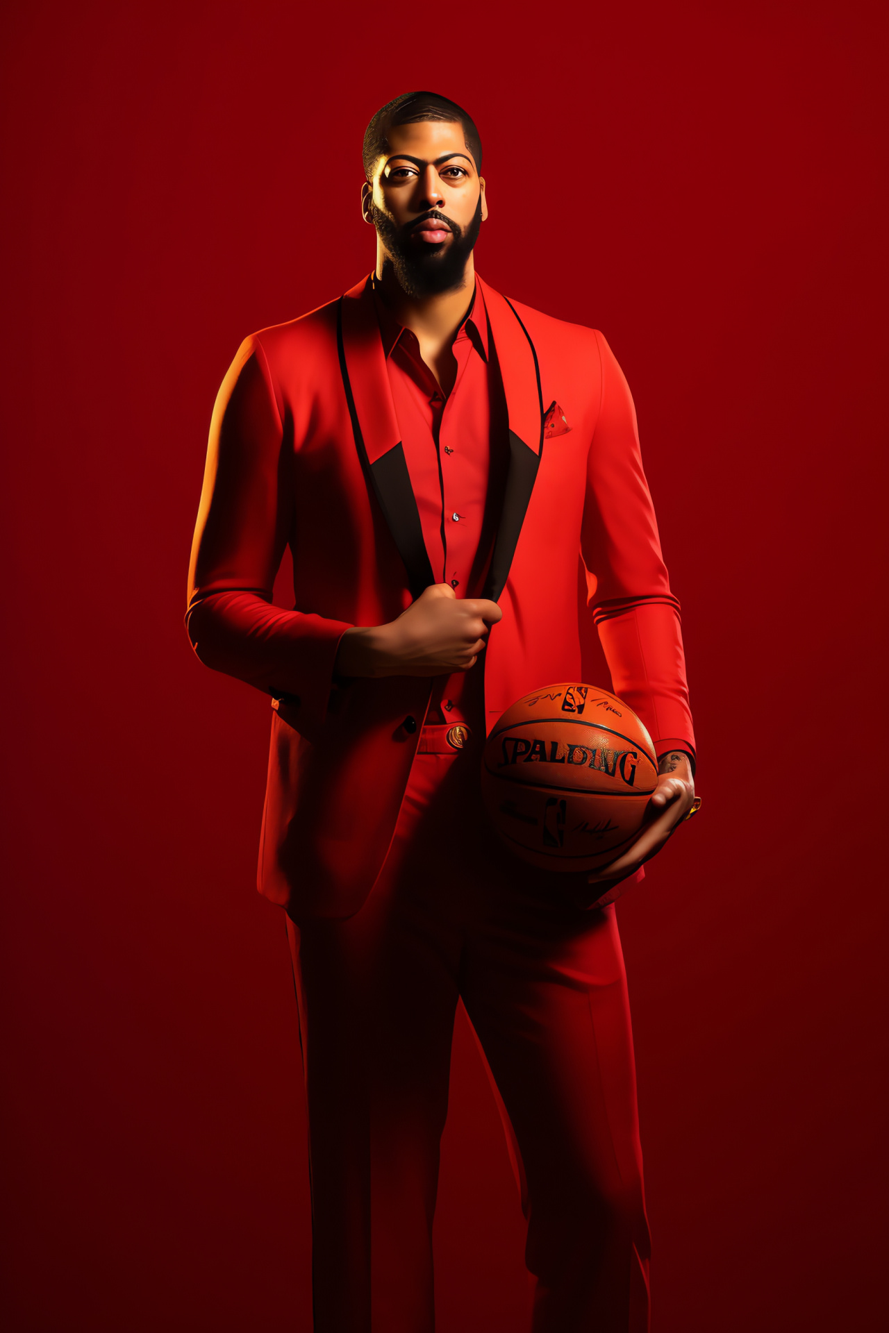 Anthony Davis, Lakers forward, NBA player, Professional basketball, Athlete in action, HD Phone Wallpaper