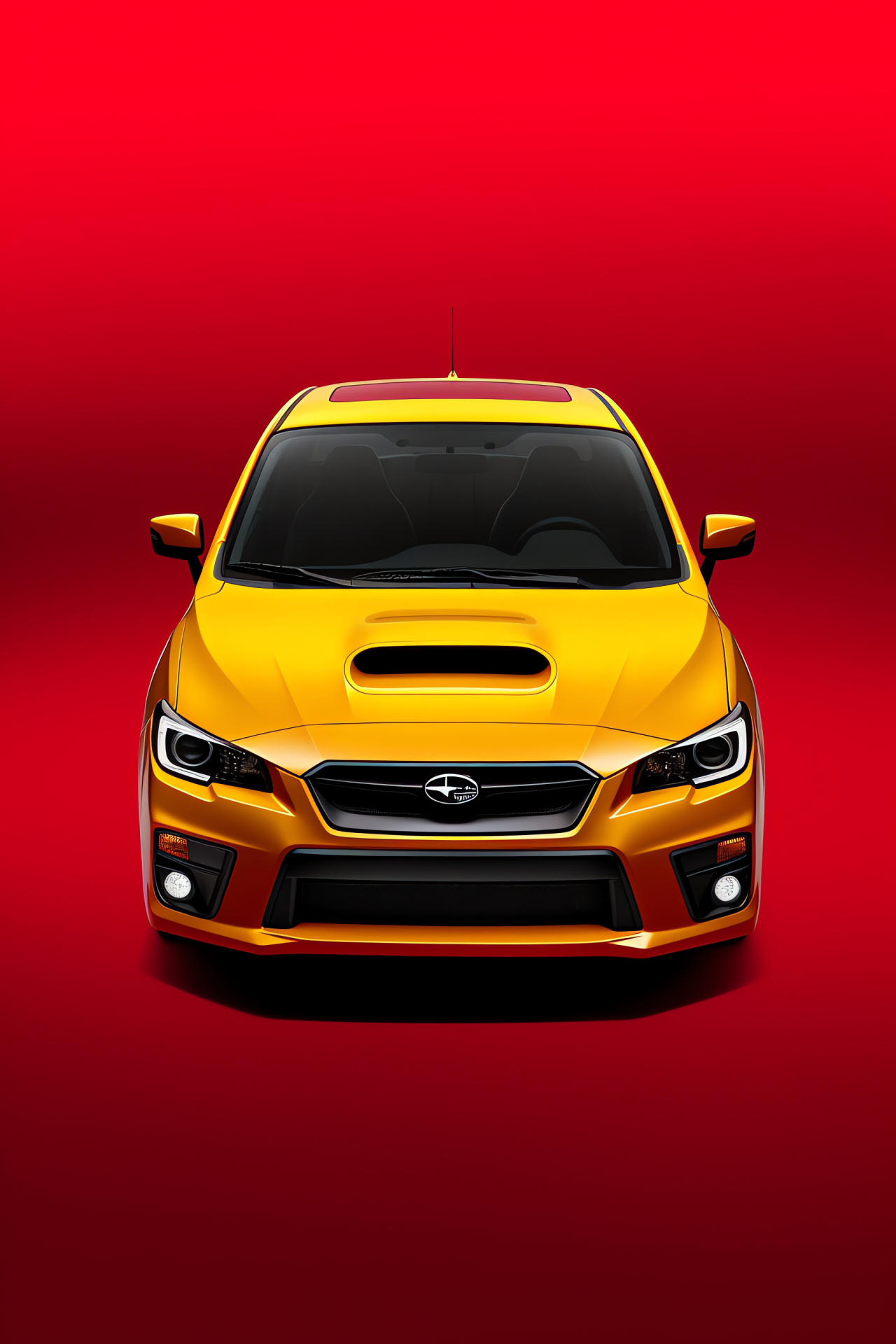 Racing enthusiast, WRX 2013 model, striking color contrast, innovative design, sporty approach, HD Phone Image