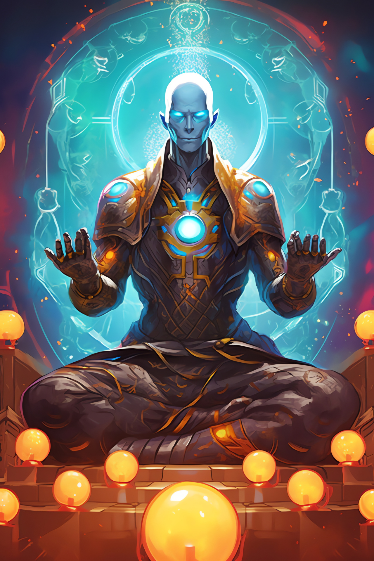 Transcendence Zenyatta, Omnic guru, Orb volley, Peaceful advocate, Overwatch enlightenment, HD Phone Image