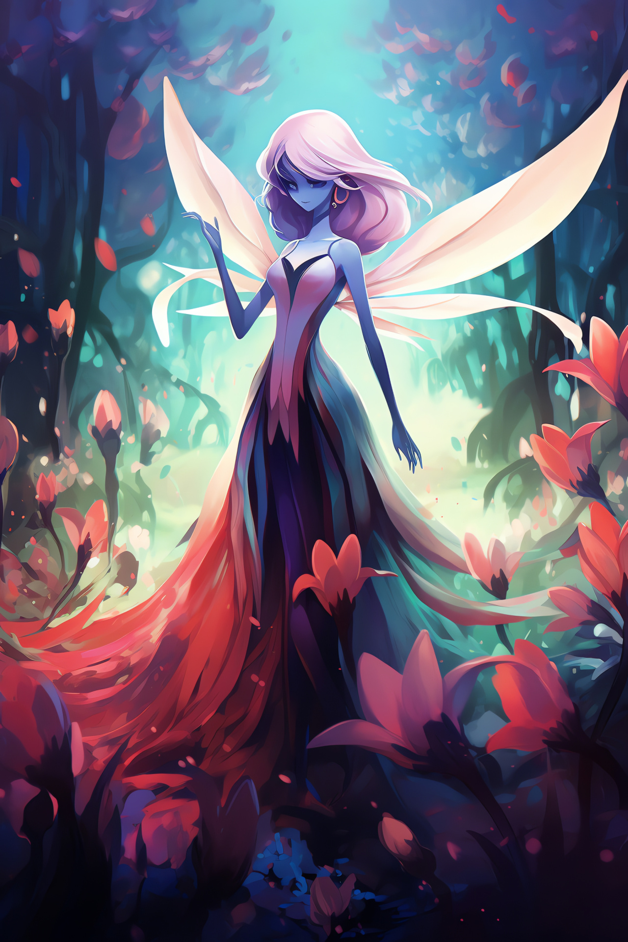 Pokemon Mega Evolution, Mega Gardevoir, Psychic-type, Fairy aura, Elegant, HD Phone Image