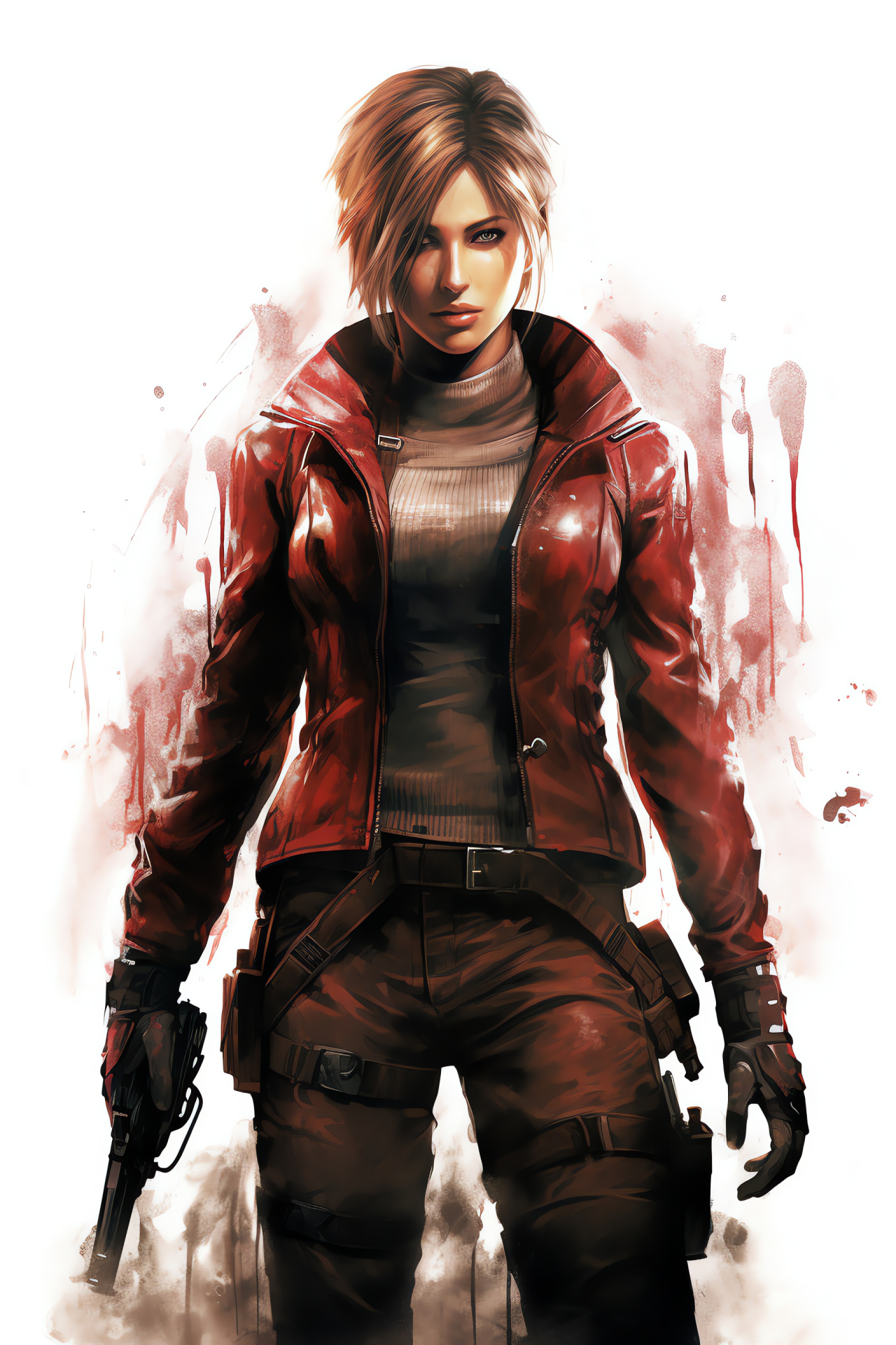 Claire Redfield, Blonde protagonist, Fictional survivor, Video game heroine, Horror adventure, HD Phone Image