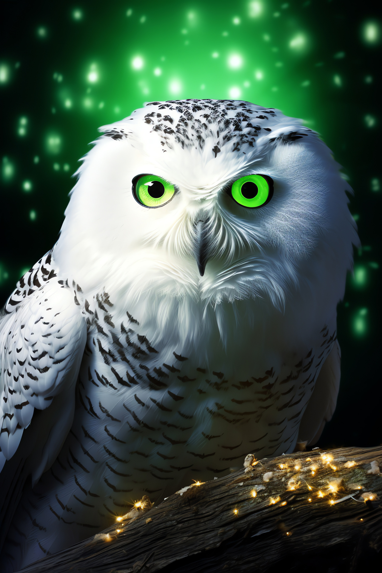 Snowy Owl, Ethereal bird, Predator optics, Mystic symbolism, Endangered species, HD Phone Wallpaper