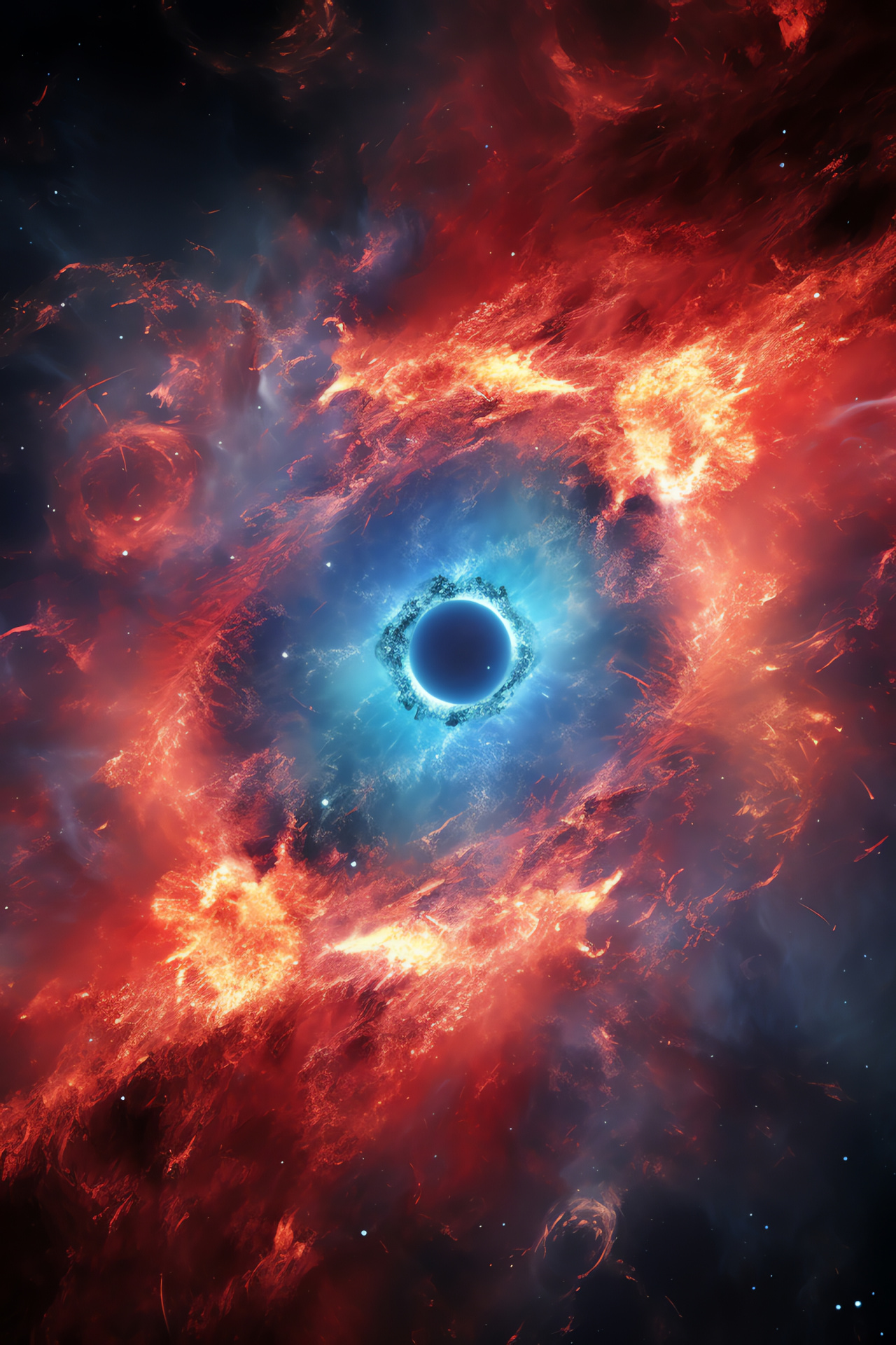 Helix Nebula grandeur, Planetary nebula formation, Aquarius constellation, Space jewel, Celestial spiral, HD Phone Wallpaper