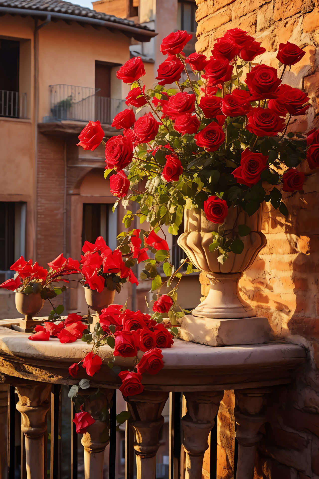 Romantic day, Festive occasion, Veronese attraction, Love-struck Shakespearean location, Crimson flora, HD Phone Wallpaper