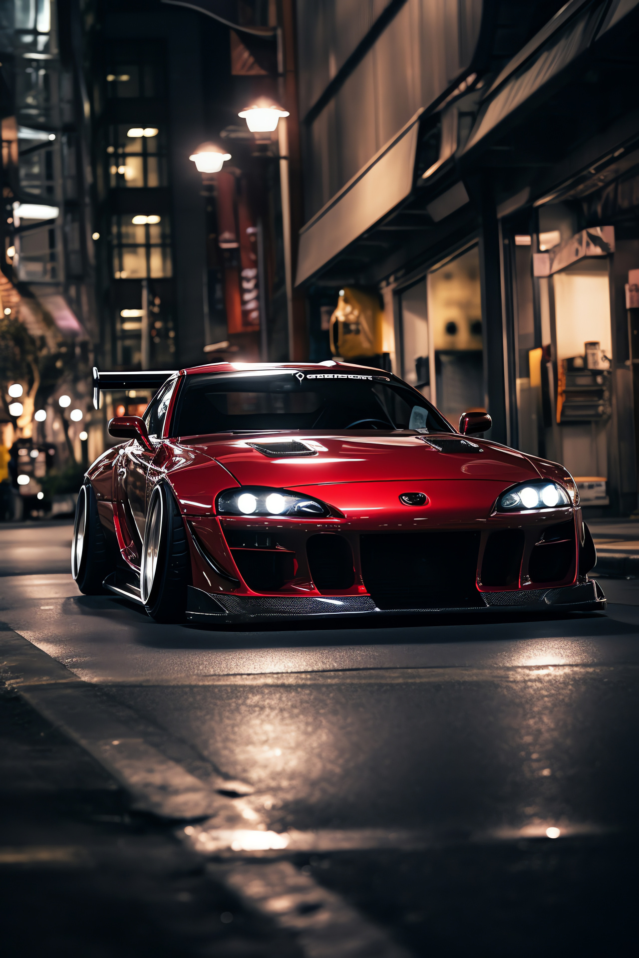 Tokyo tuned Toyota Supra, JDM icon, Drift culture, Auto modification passion, Street racing scene, HD Phone Wallpaper