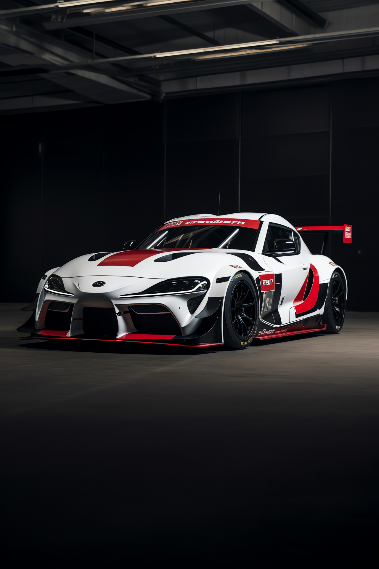 Toyota Supra time trial, A90 series, Performance kit, Carbon fiber enhancement, Speed competition, HD Phone Wallpaper