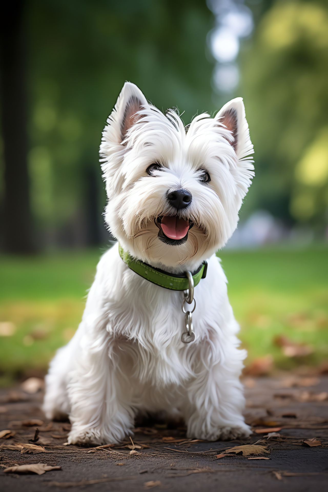 Friendly Westie, Terrier breed charm, Animal temperament, Canine closeups, Pet lover's joy, HD Phone Image