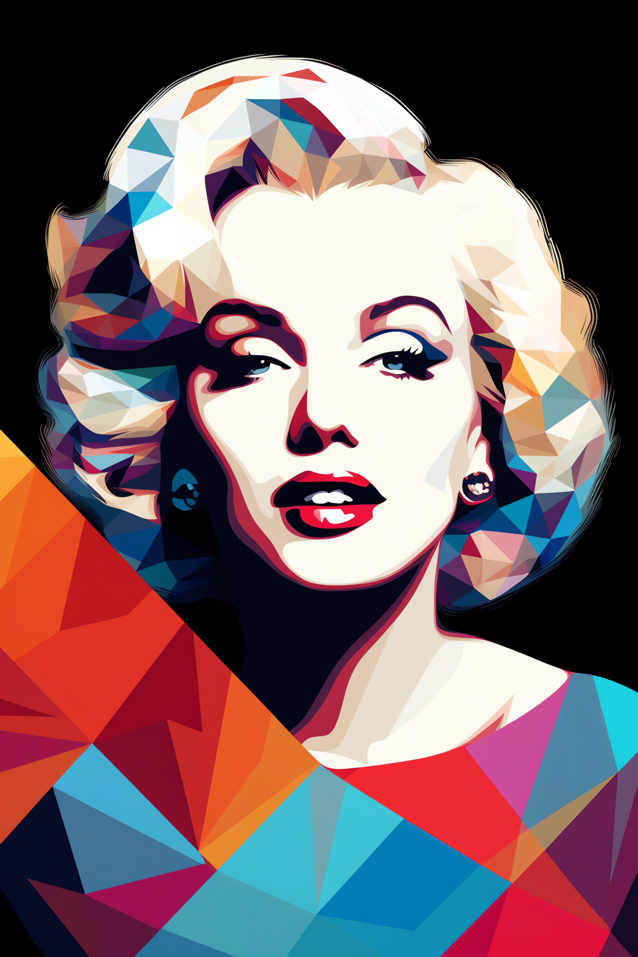 Marilyn Monroe, Golden age actress, Evergreen charisma, Floral association, Film culture, HD Phone Image