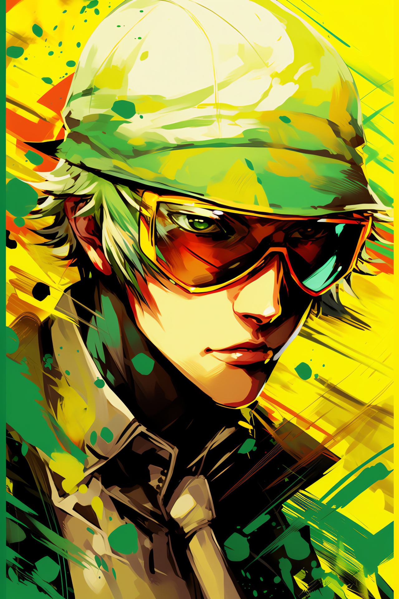 Persona 4 Golden Vita, Game avatar, JRPG genre, Casual character pose, RPG aesthetics, HD Phone Image