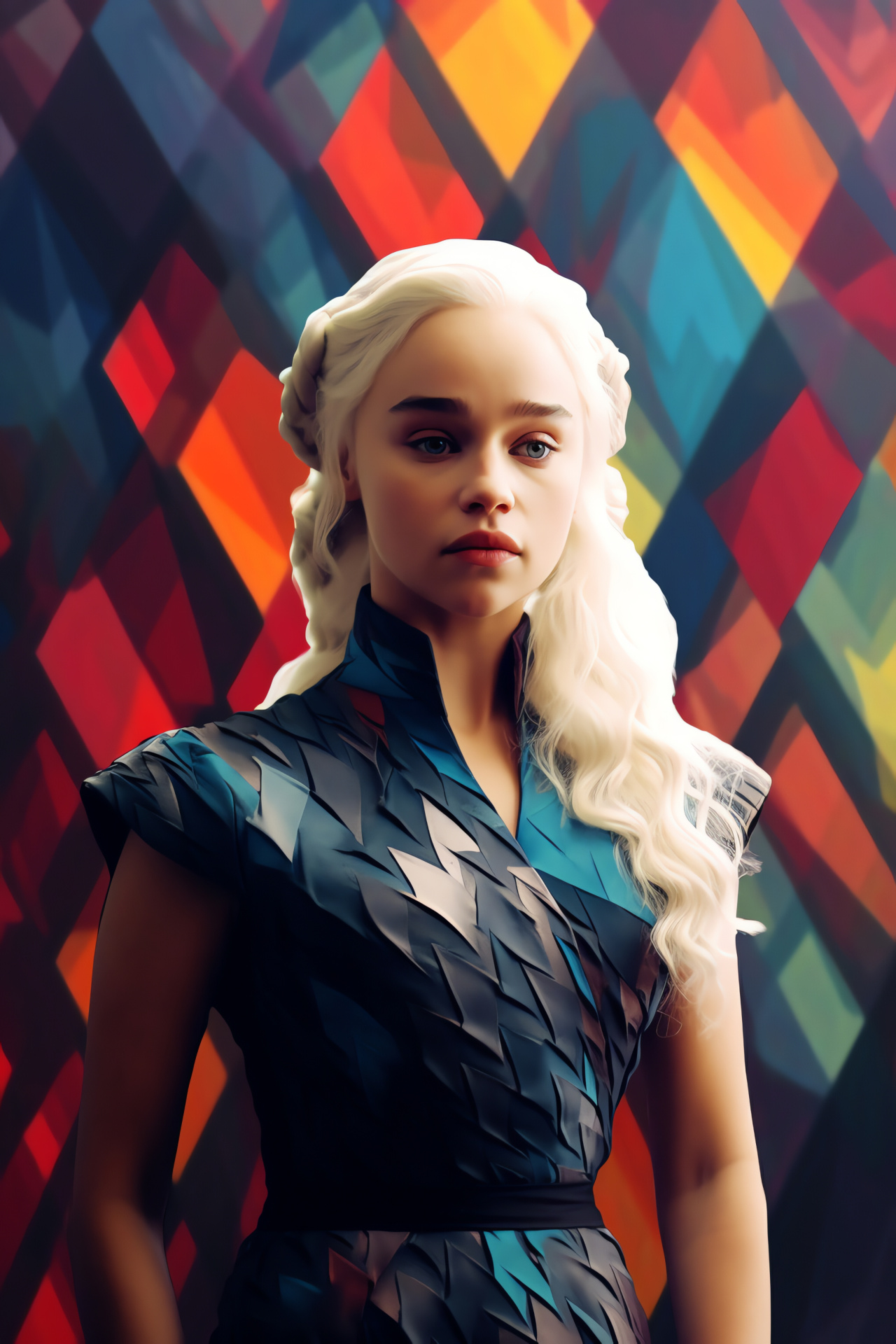 Daenerys Targaryen saga, Dragon Queen, Mother of Dragons, Medieval fantasy, Throne contender, HD Phone Wallpaper