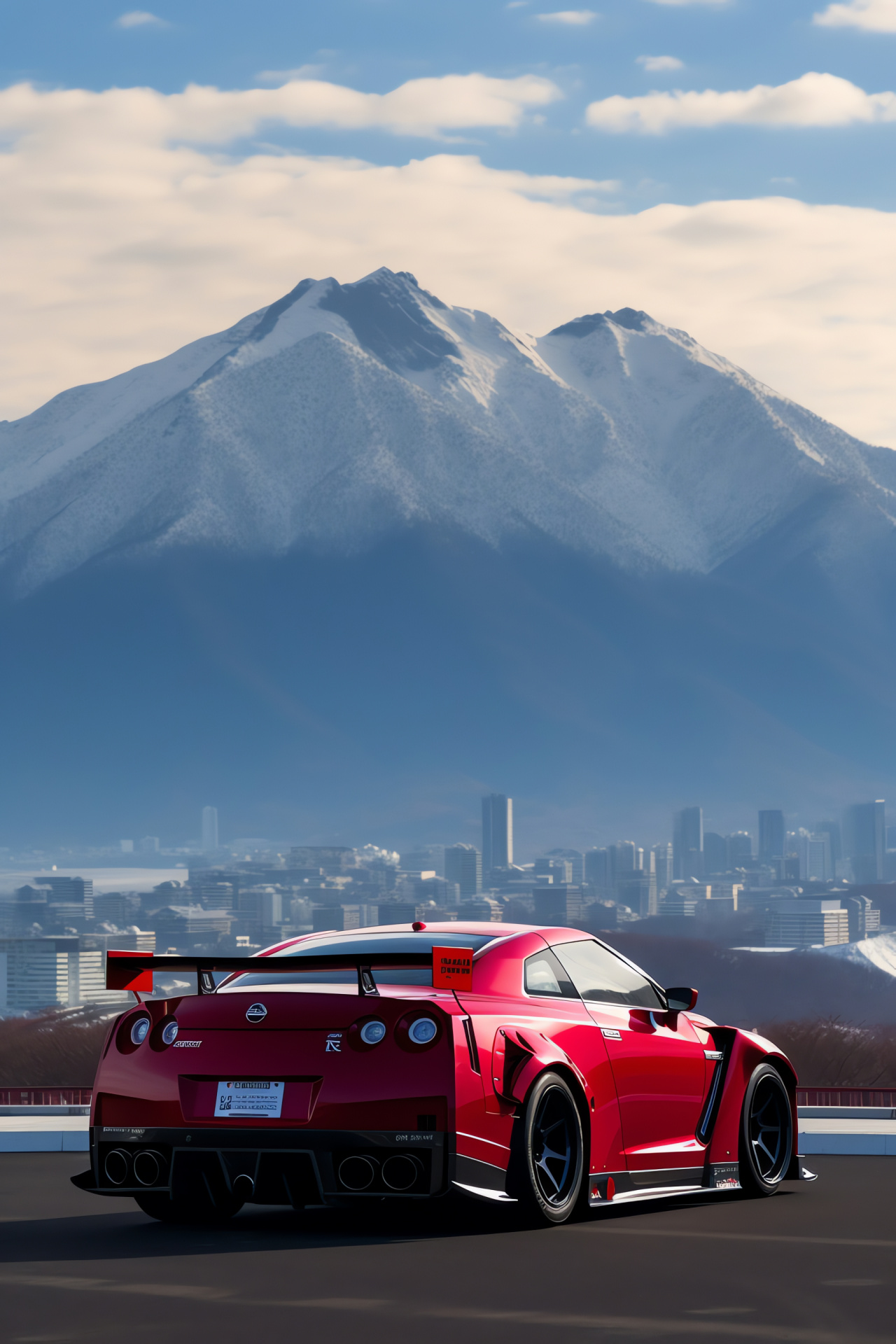 Nissan GTR R35 SpecV, Fuji Speedway, Performance sports car, Auto racing, Aerodynamic spoilers, HD Phone Wallpaper