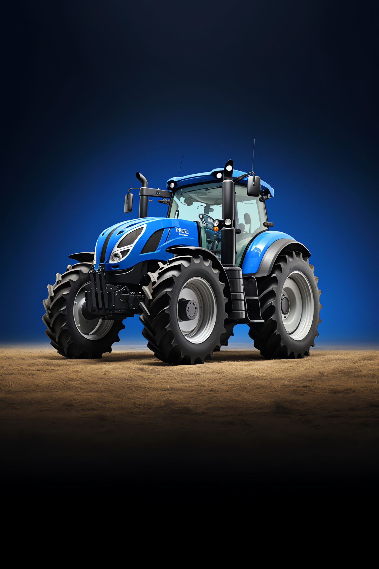 New Holland T6 tractor, Agriculture machinery, Farm equipment, Tractor aesthetics, Dual-tone finish, HD Phone Image