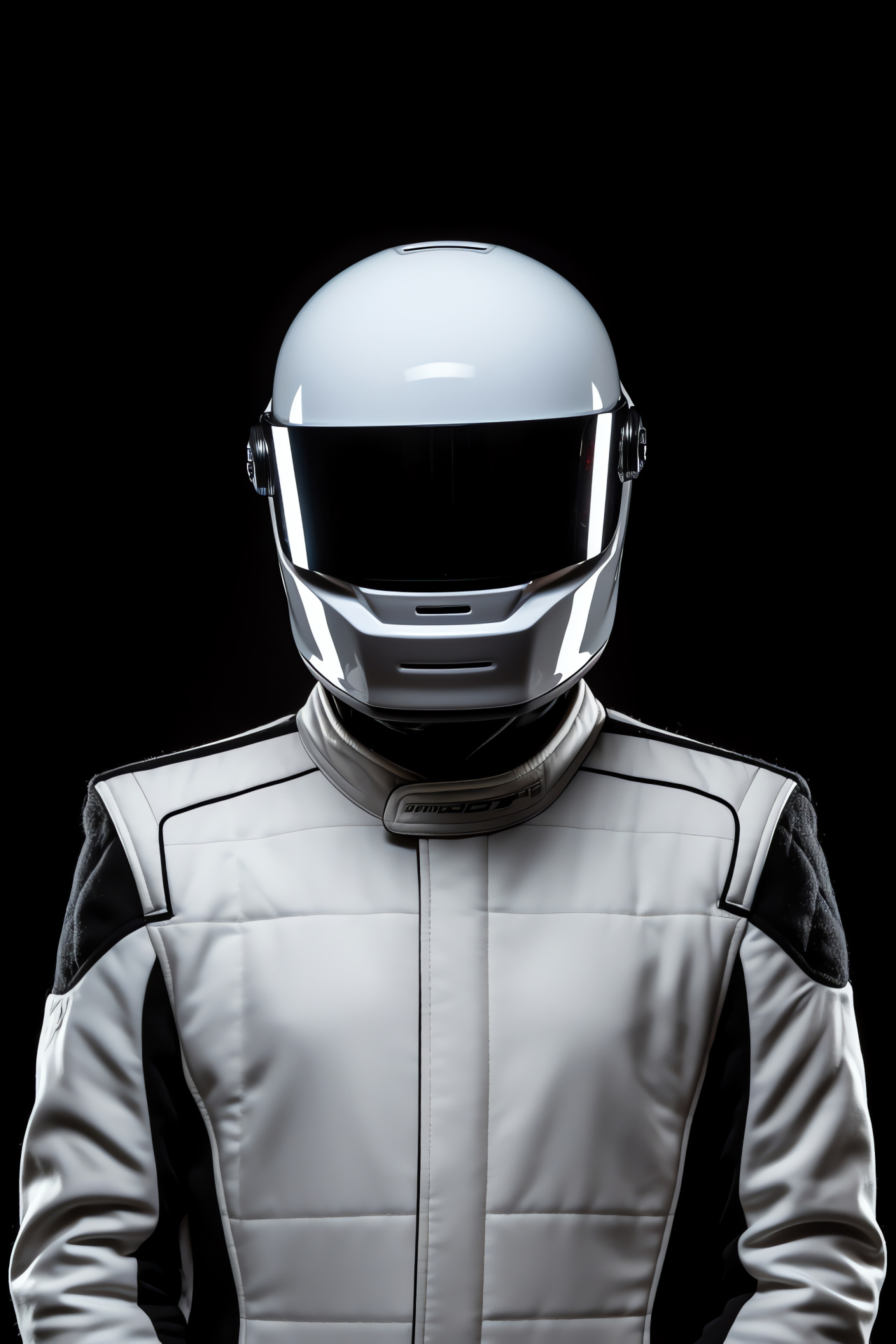 Mystery of The Stig, Anonymous high view, Motorsport allure, Protective gear, Visual prominence, HD Phone Image