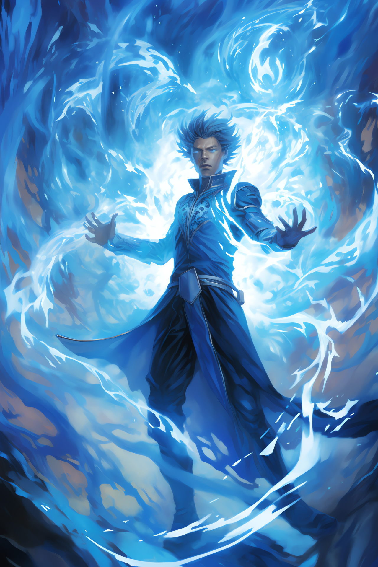 Jace Beleren portrayal, Ceaseless mystique, Mental prowess, Vortex of power, MTG character, HD Phone Wallpaper