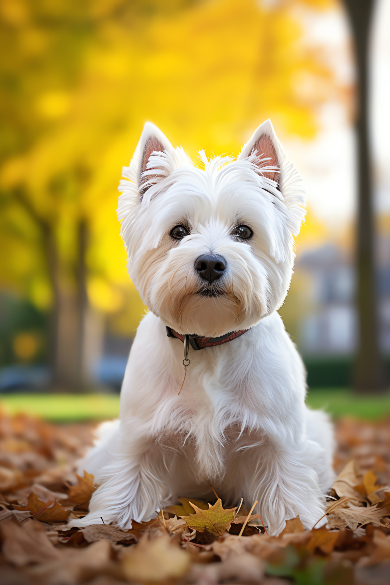 West Highland White Terrier, playful pet, canine character, domestic animal, pure breed, HD Phone Wallpaper