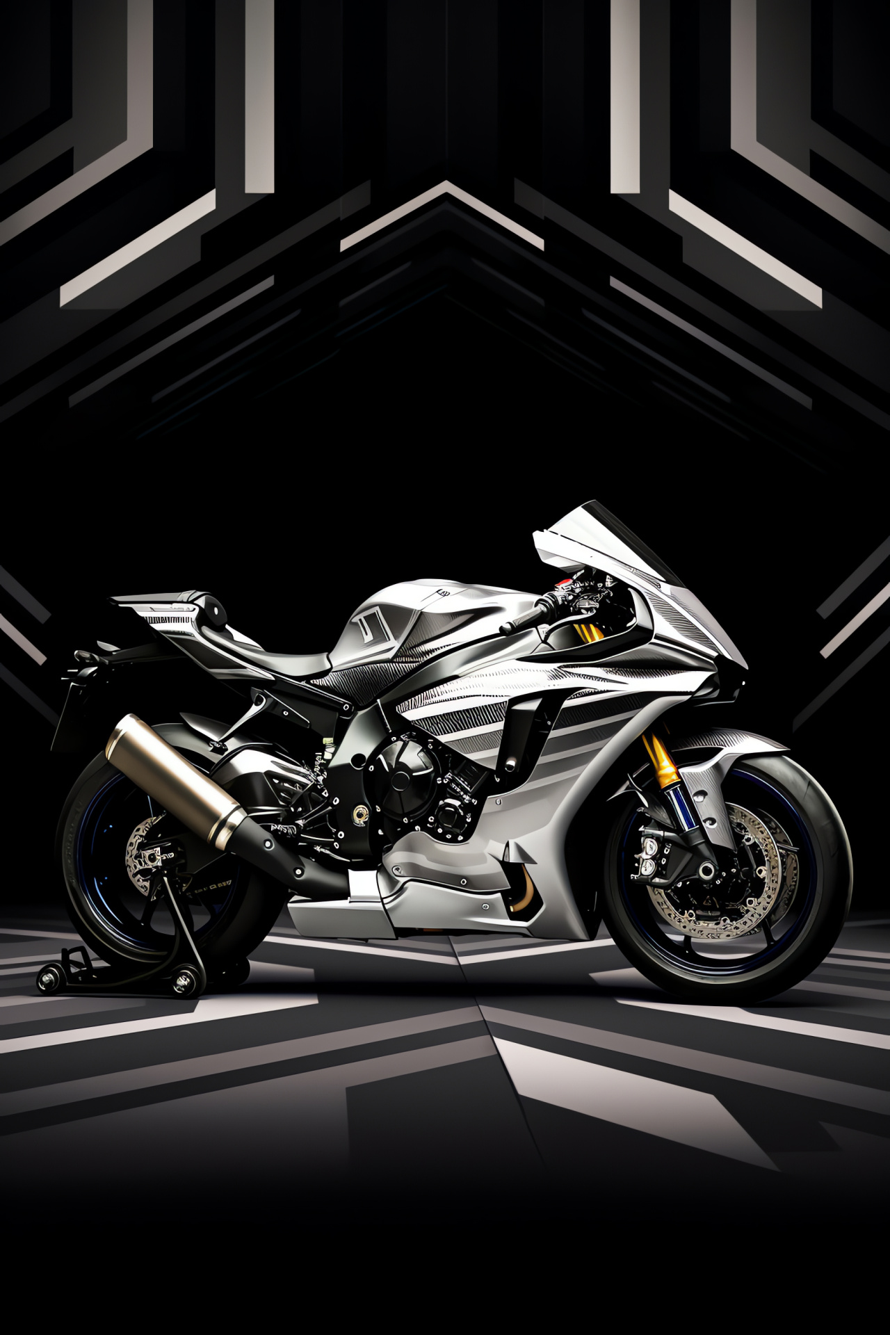 Yamaha R1, sports motorcycle, powerful engine, aerodynamic design, biking passion, HD Phone Wallpaper