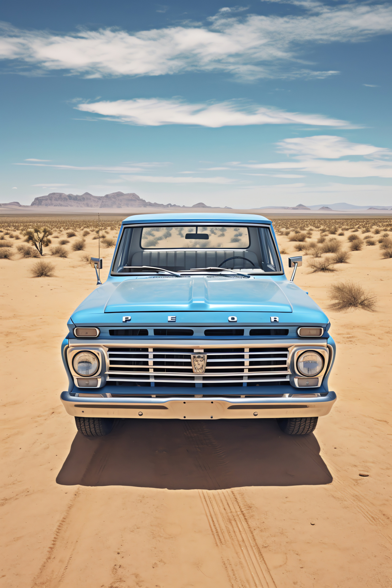 Ford F-100 Explorer, Off-road pickup, Desert drives, Collectible auto, Classic Ford, HD Phone Wallpaper