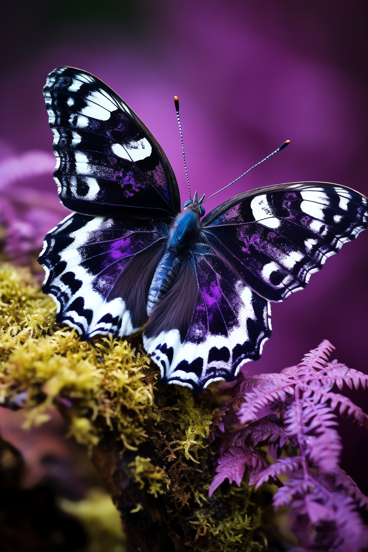 Purple Emperor butterfly, woodland species, natural insects, British butterflies, Lepidoptera, HD Phone Image