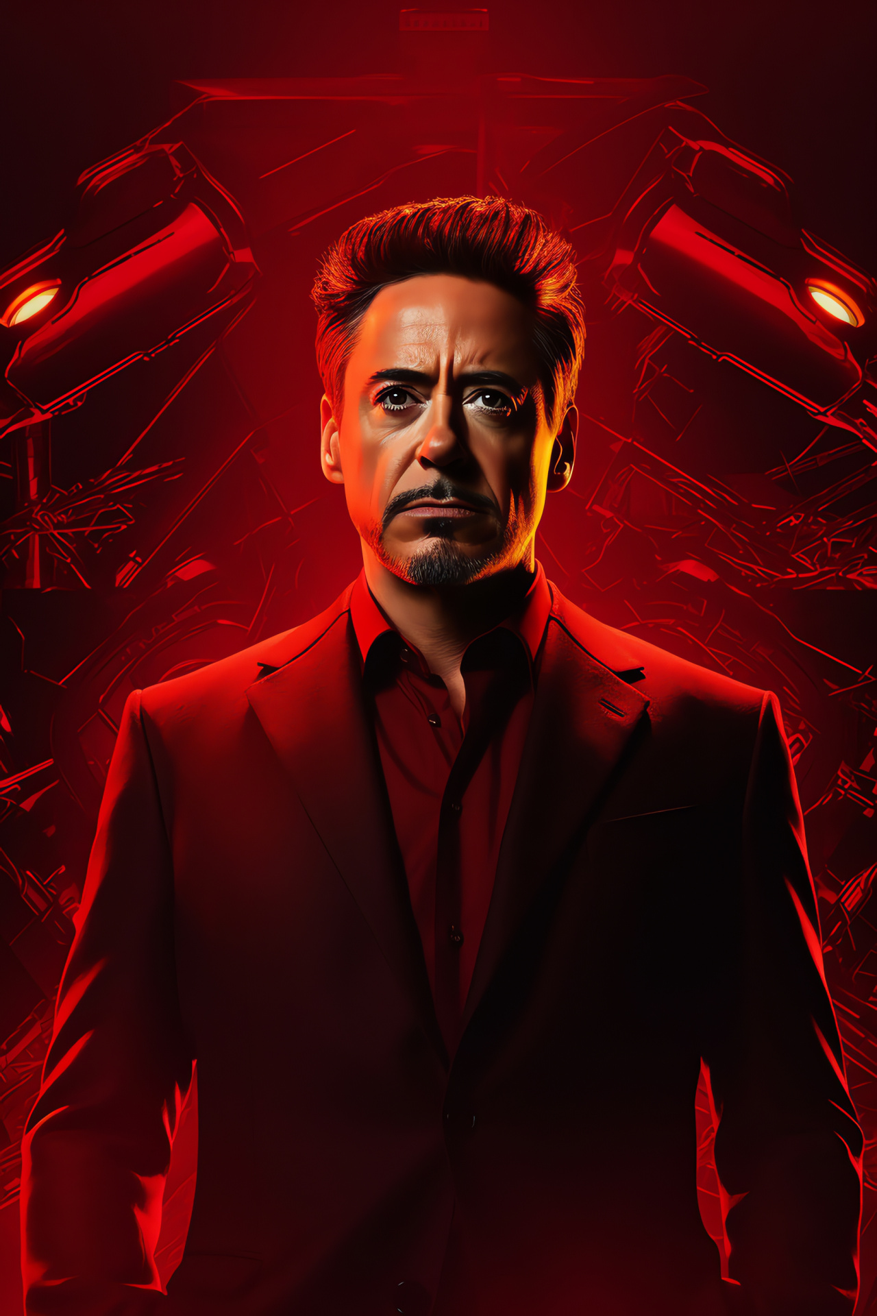 Robert Downey Jr, Hollywood leading man, Responsive gaze, Elegant look, Stark portrayal, HD Phone Wallpaper