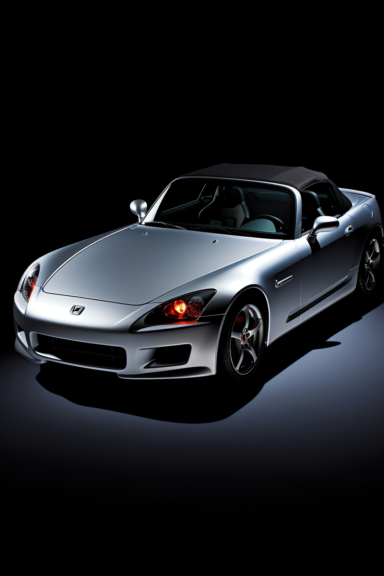 Honda S2000 Type V, Sleek roadster, Dual-tone paint scheme, Engineered aerodynamics, Performance vehicle, HD Phone Wallpaper