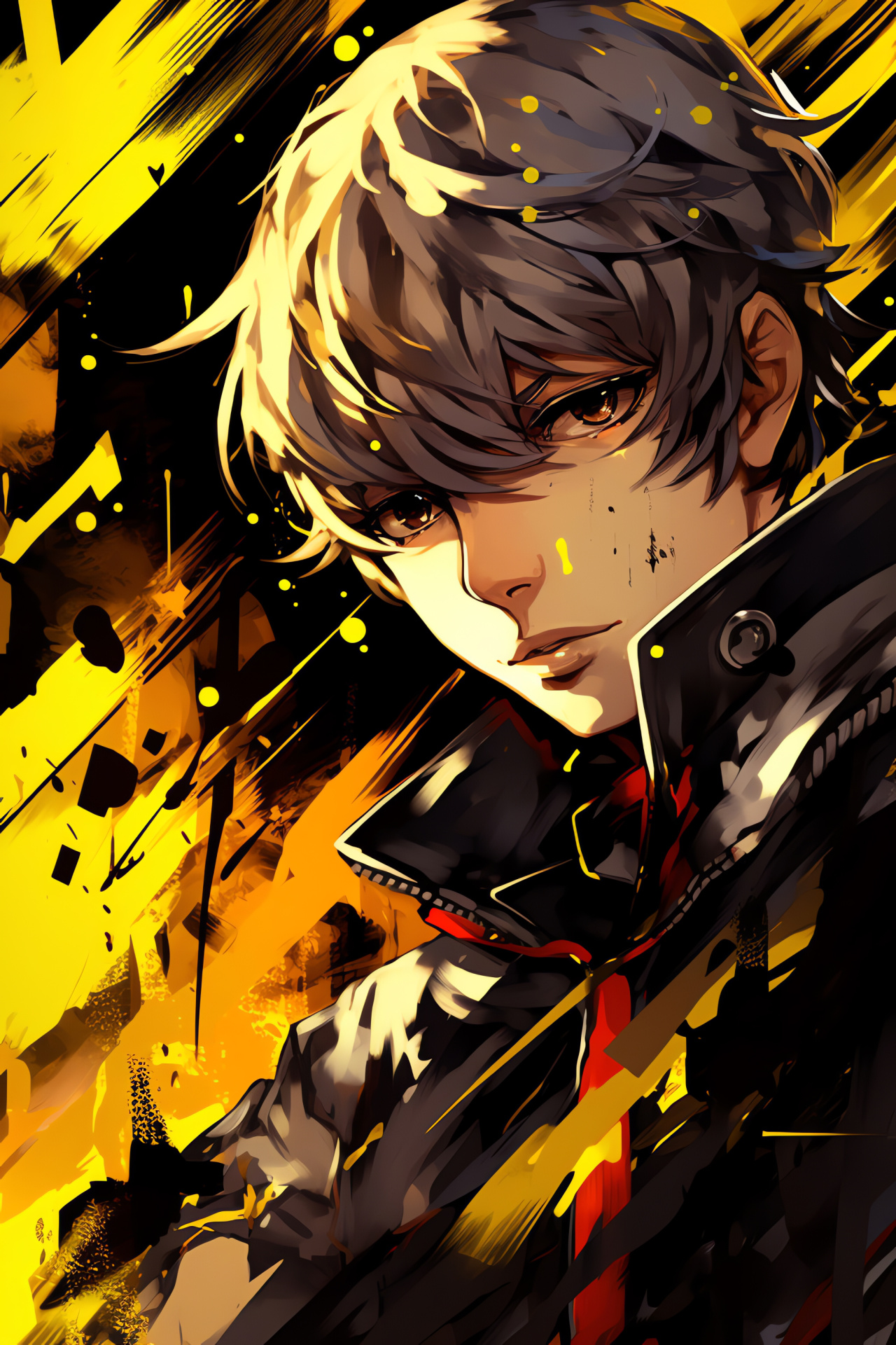 Persona 4 Golden Vita hero, Animated labyrinth, Shadowy realm, Alternate domain, Televised journey, HD Phone Wallpaper