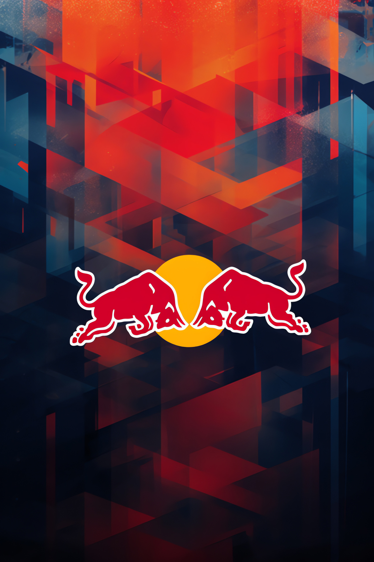 Red Bull emblem, Brand exposure, Eventful presentation, Marketing strategy, Consumer goods, HD Phone Image