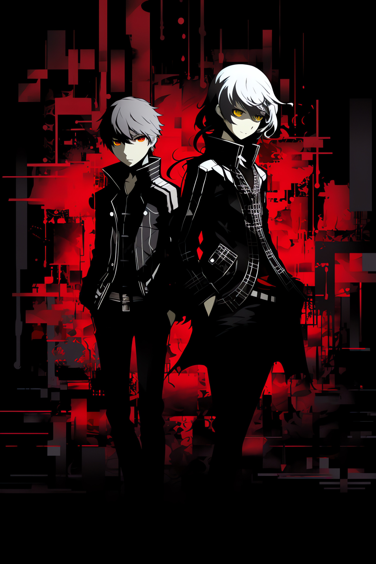 Persona Q, Dungeon navigation, Video game protagonists, High school heroes, Anime characters, HD Phone Image