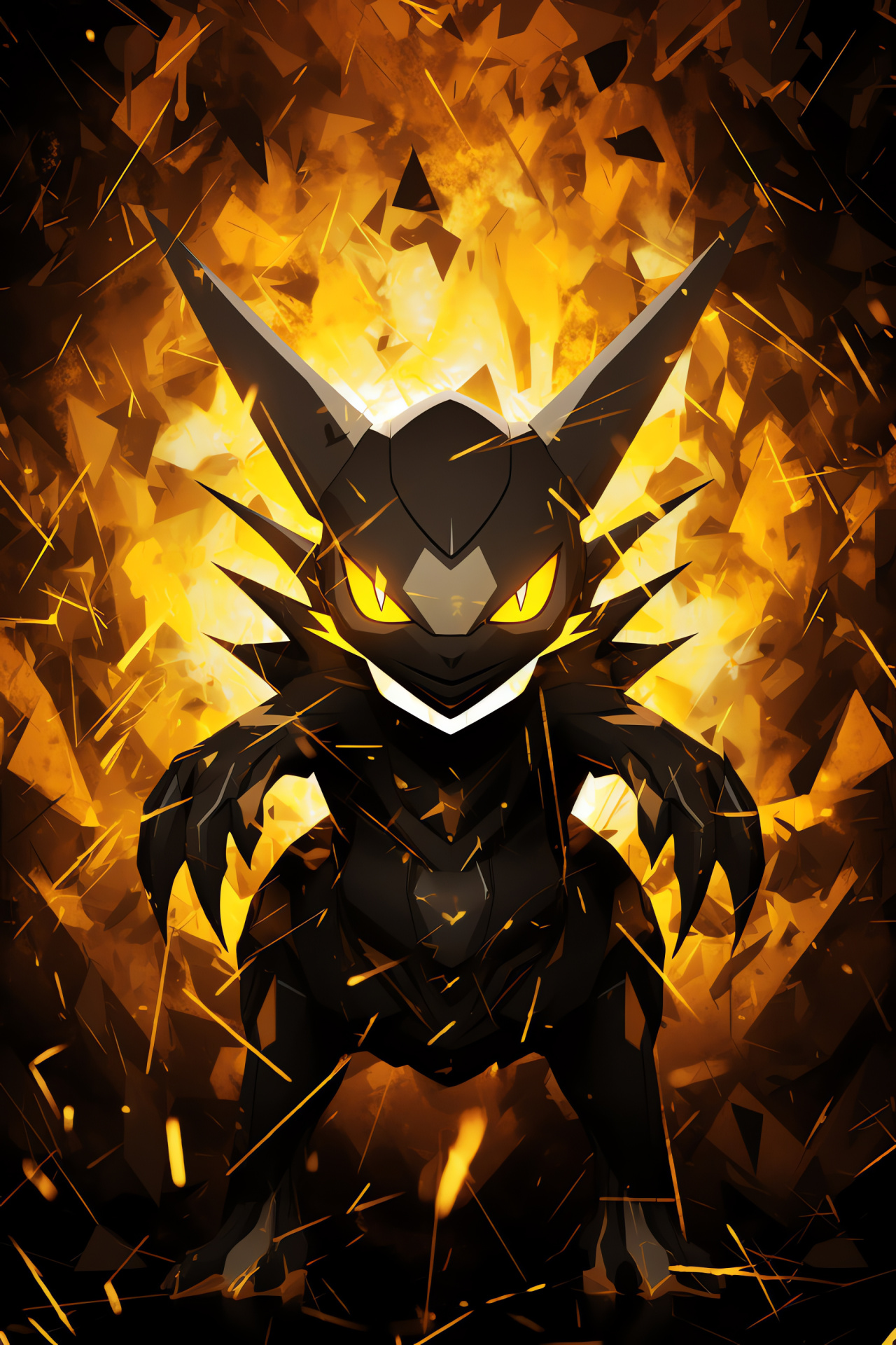 Alakazam focused, Psychic Pokemon, Intelligent design, Spoon wielding, Telekinetic abilities, HD Phone Wallpaper