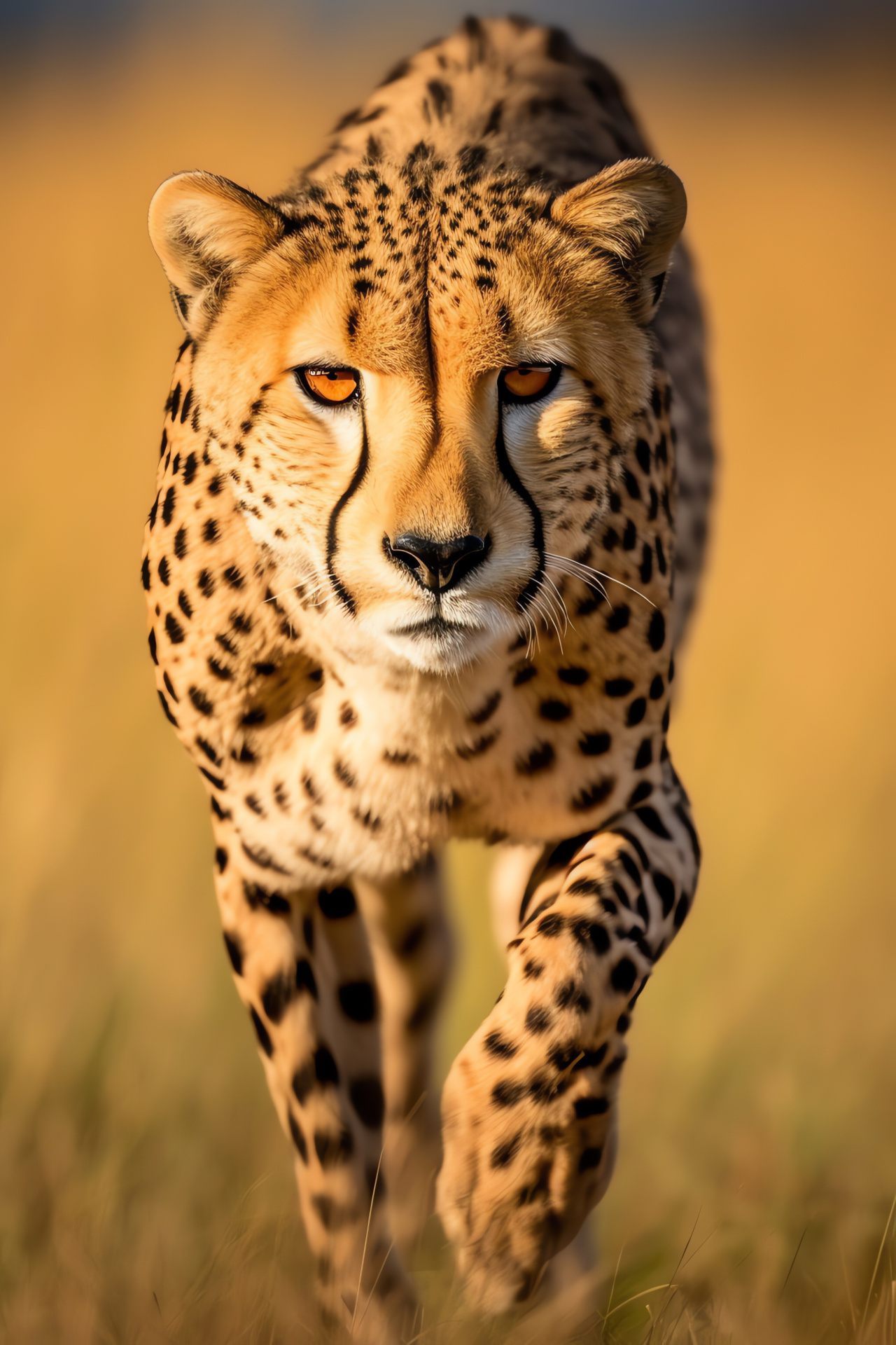 Swift sprinter, Cheetah gaze, Savannah speedster, African grasslands, Wildlife spotting, HD Phone Wallpaper