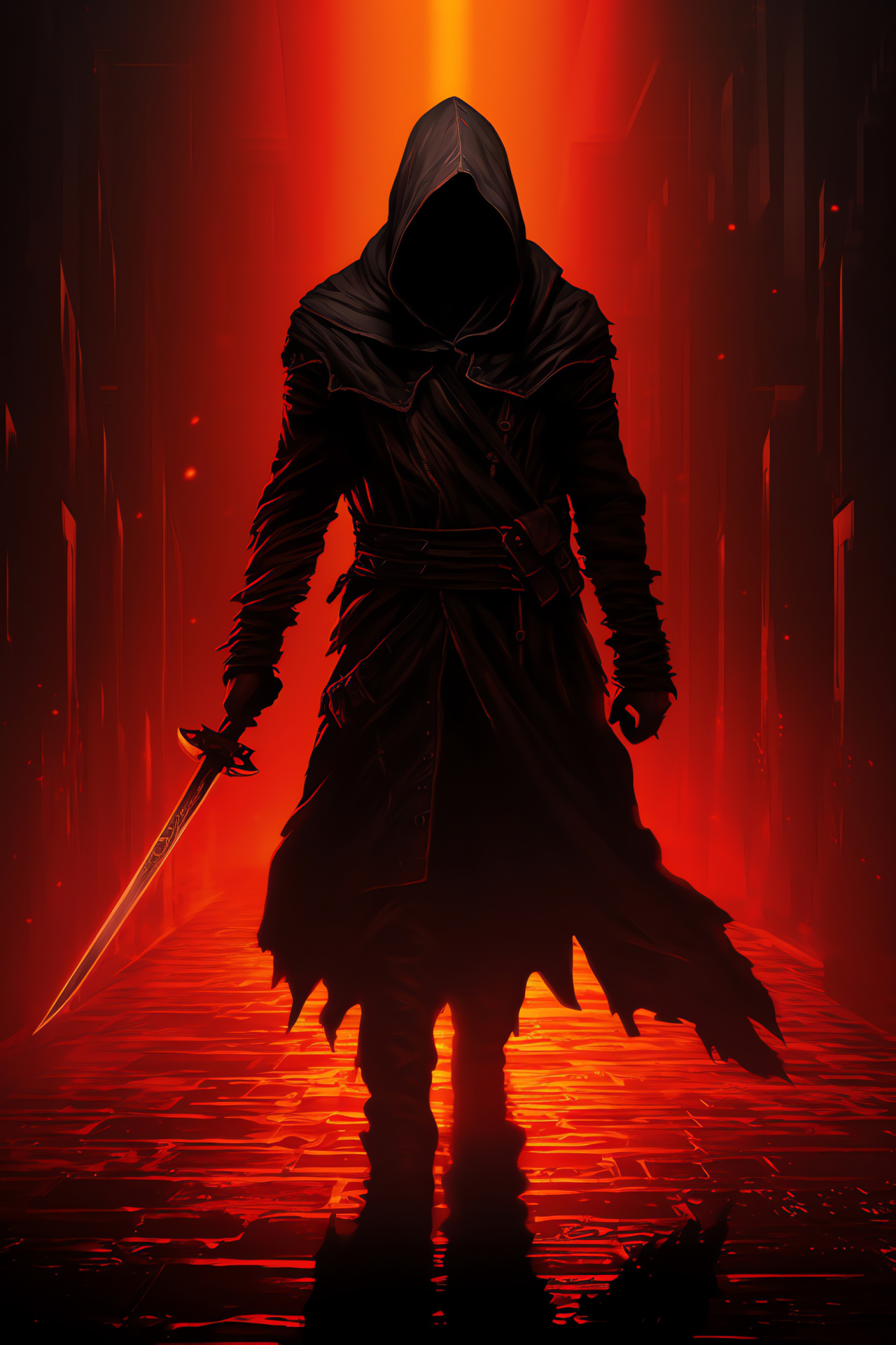 Path Of Exile rogue, Stealthy Shadow class, Intense glare, Dark assassin gear, Supple movement, HD Phone Image