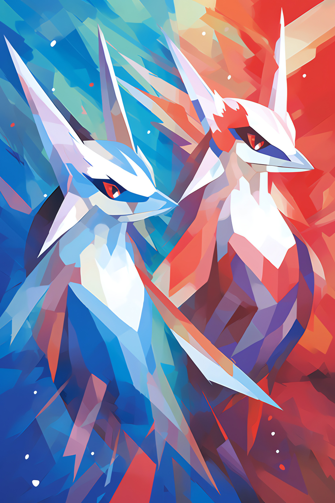 Intrepid duo Latios and Latias, Eon Pokemon representation, Game characters, Sibling solidarity, Fantasy gaming, HD Phone Wallpaper