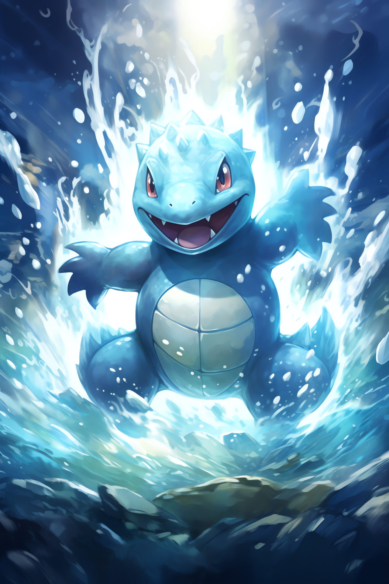 Lapras power, Oceanic Pokmon, Glacial moves, Nautical adventure, Tranquil waters, HD Phone Image