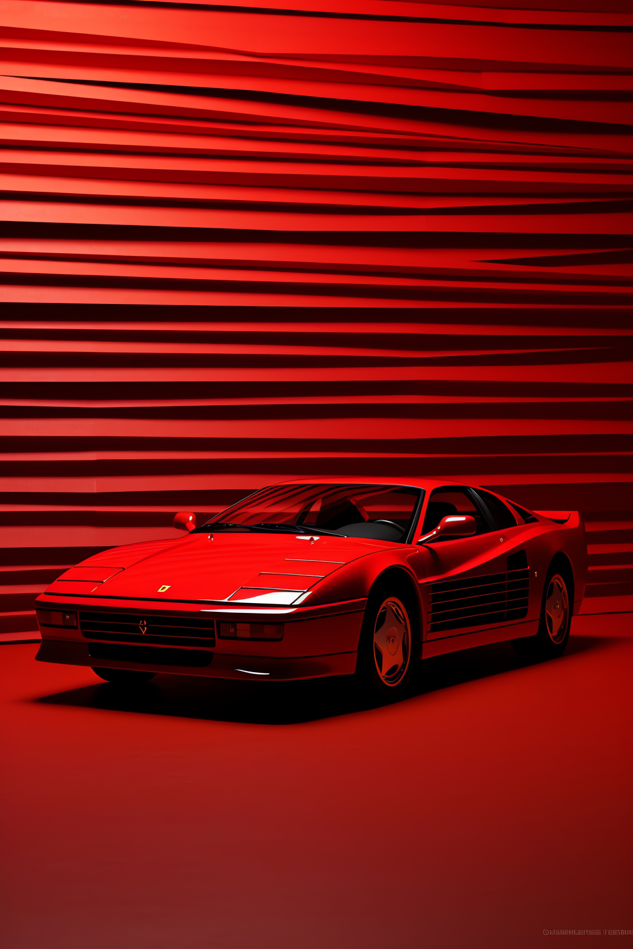 Ferrari Testarossa '88, Iconic supercar, Prancing Horse legacy, Collector vehicle, Maranello masterpiece, HD Phone Wallpaper