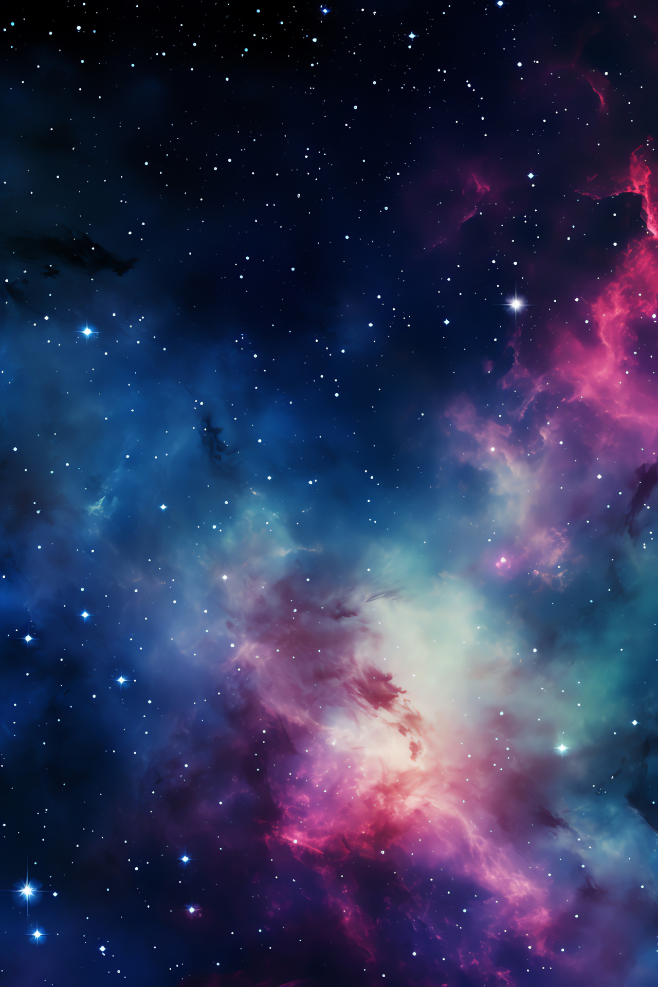 Nebula high-definition, Space cloud, Star-forming region, Interstellar medium, Cosmic nursery, HD Phone Wallpaper